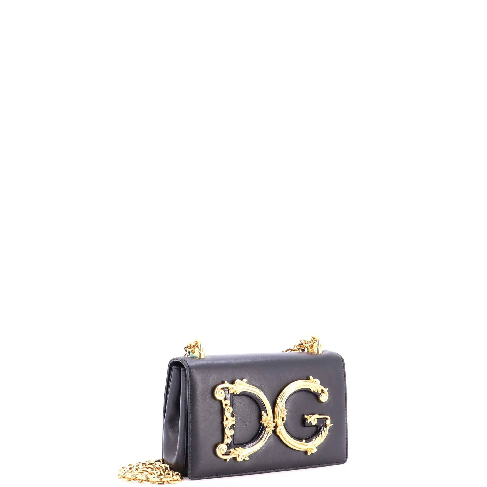 DG Girls Flap Bag Embellished Leather Small - Image 2