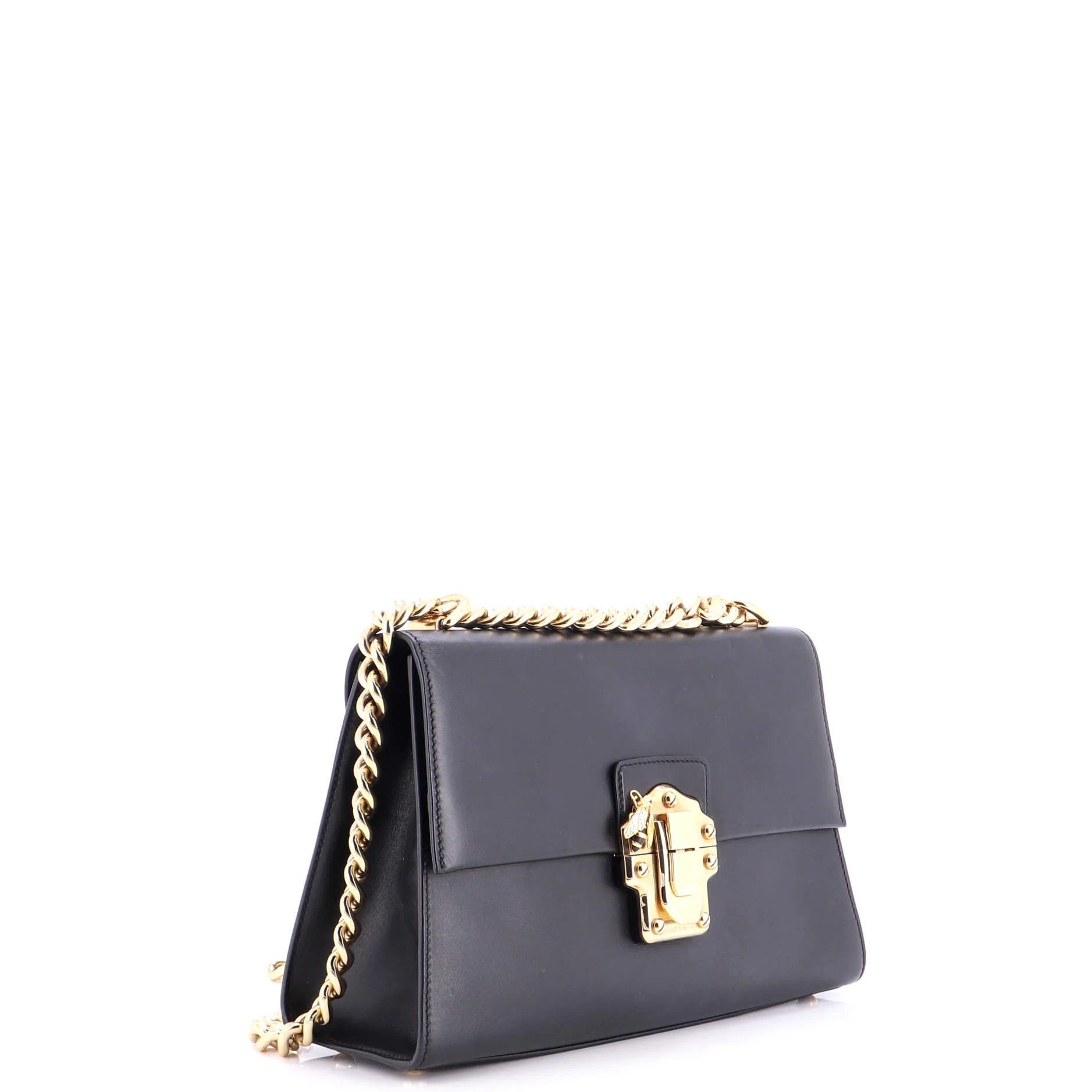 Lucia Chain Flap Bag Leather Large - Image 2