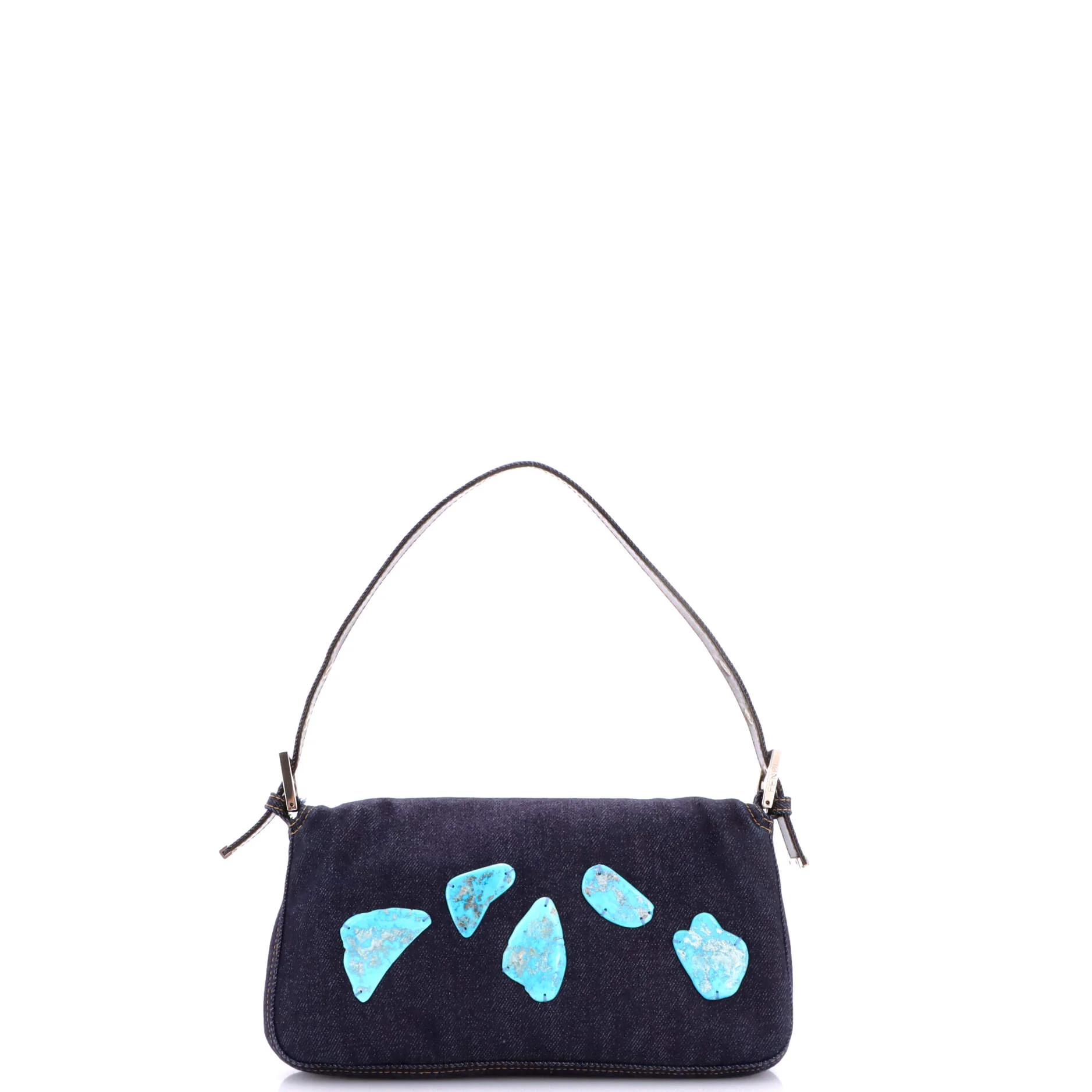 Baguette Bag Embellished Denim - Image 3