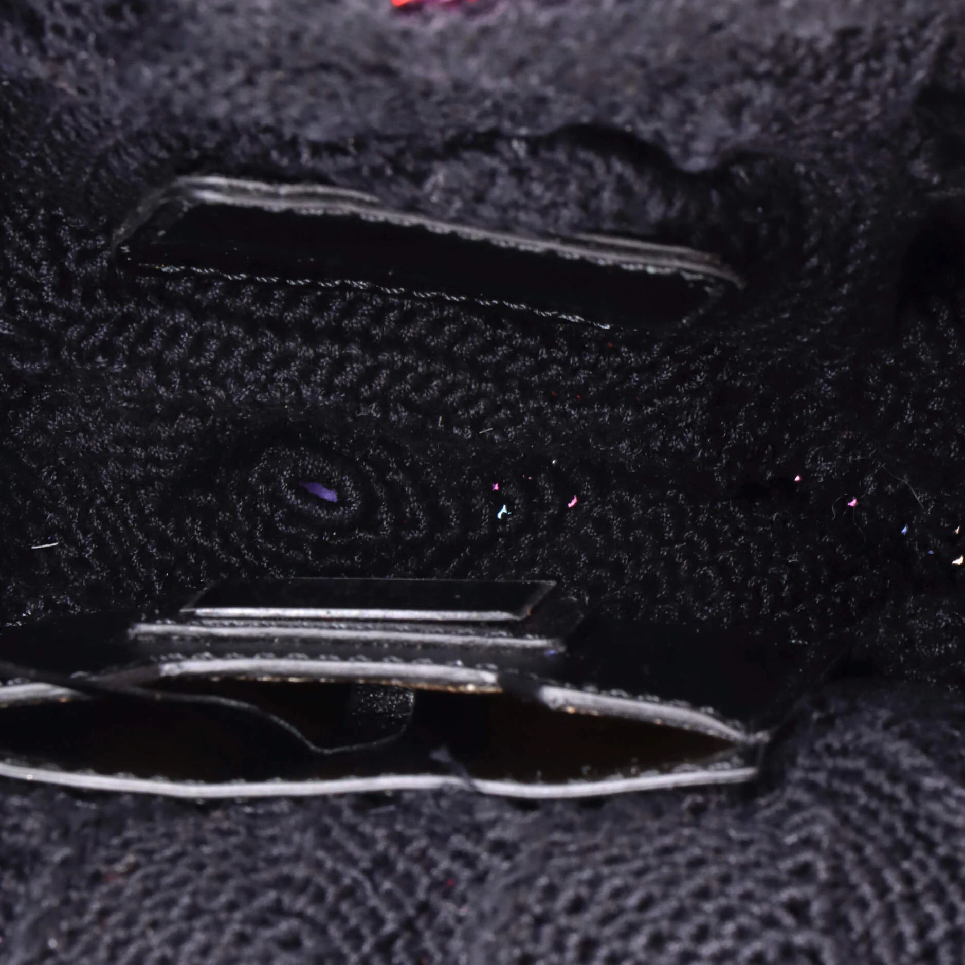 Baguette Bag Paillettes Embellished Leather - Image 5