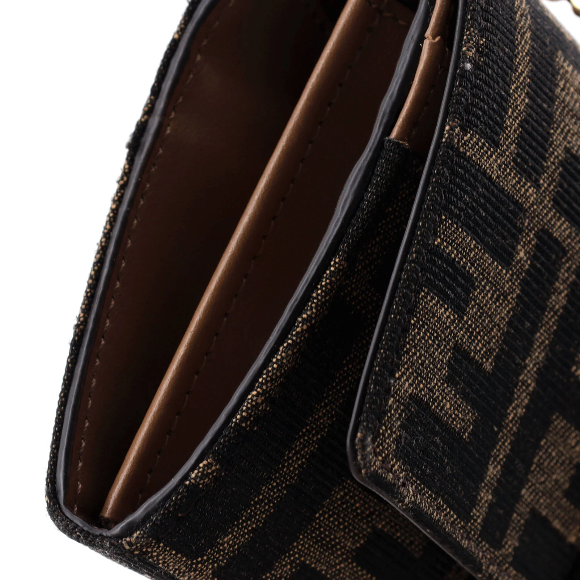 Baguette Continental Wallet on Chain FF Jacquard Fabric - Image 6