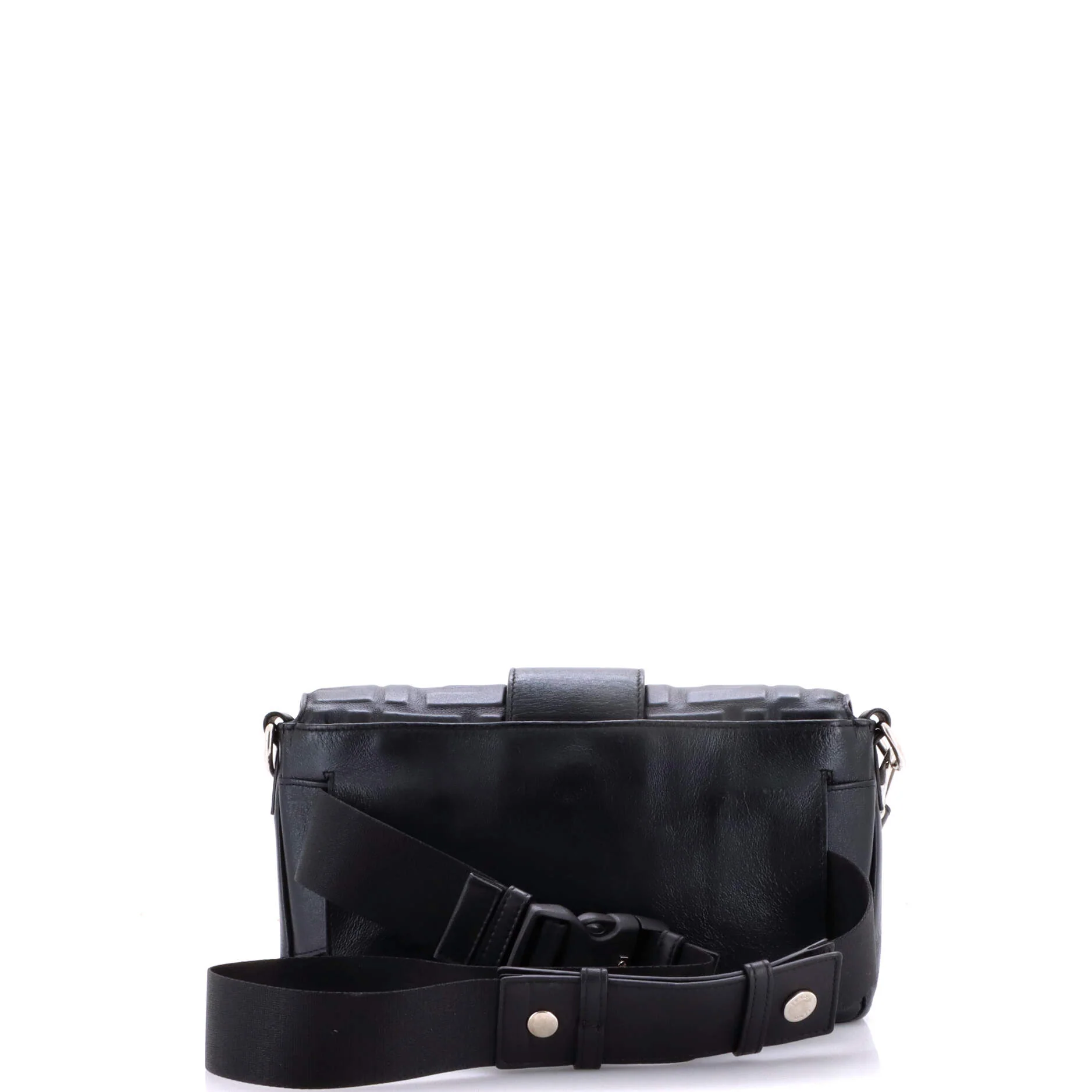 Baguette Convertible Belt Bag Zucca Embossed Leather Medium - Image 3