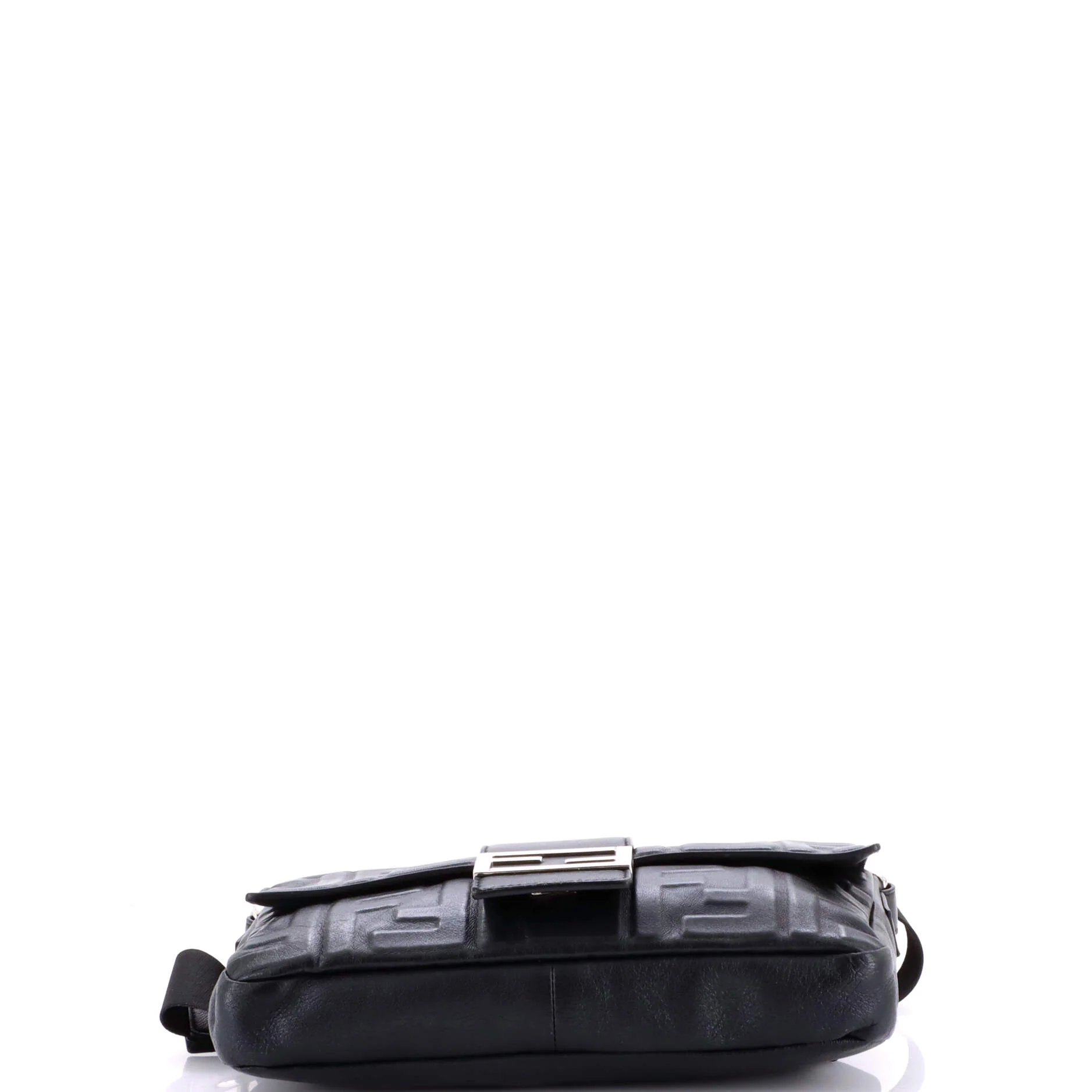 Baguette Convertible Belt Bag Zucca Embossed Leather Medium - Image 4