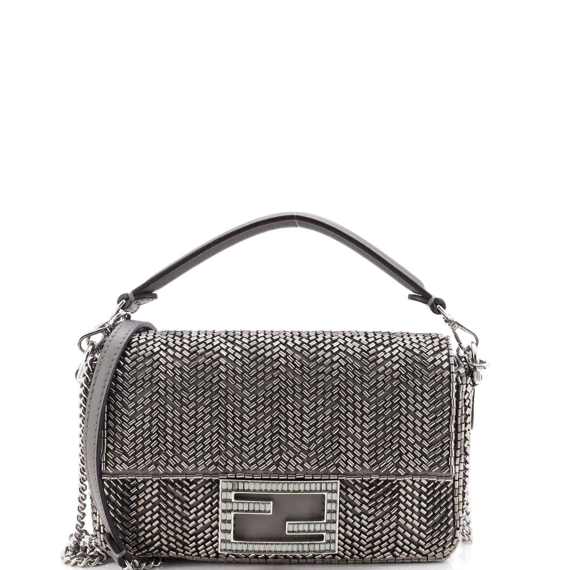 Baguette NM Bag Beaded Leather Mini
