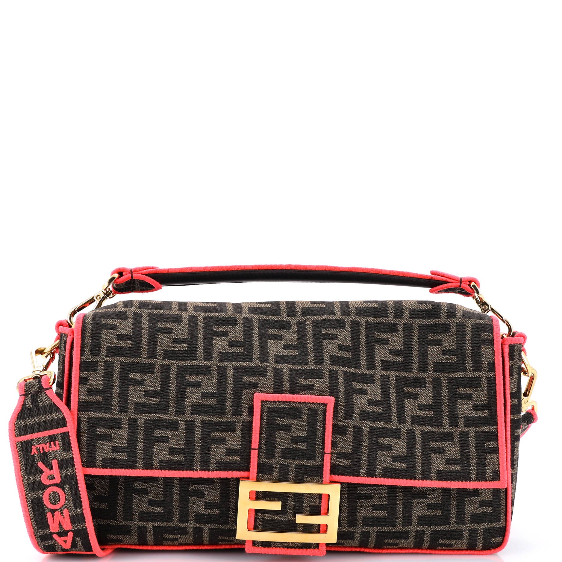 Baguette NM Bag Zucca Canvas Large