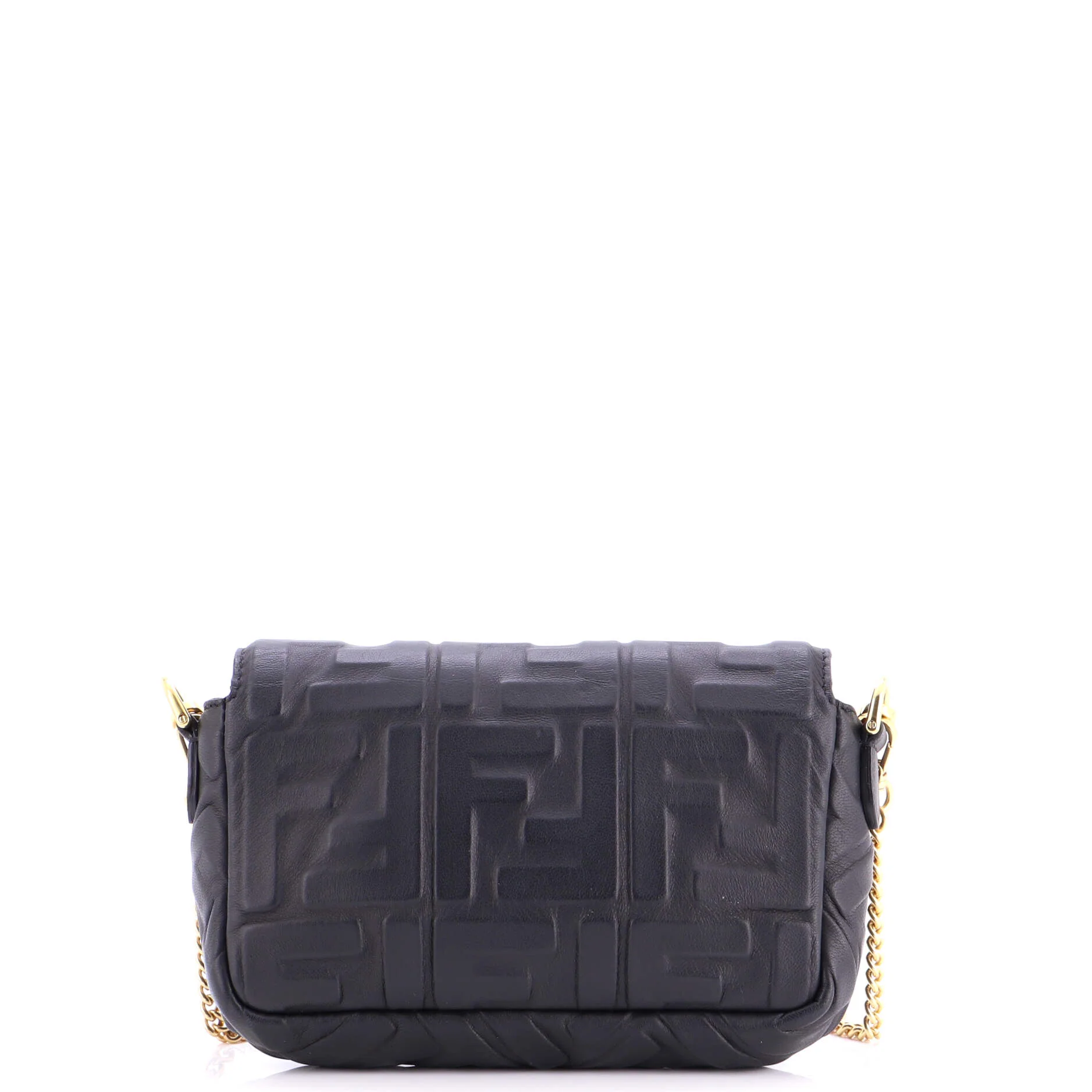 Baguette NM Bag Zucca Embossed Leather Mini - Image 3