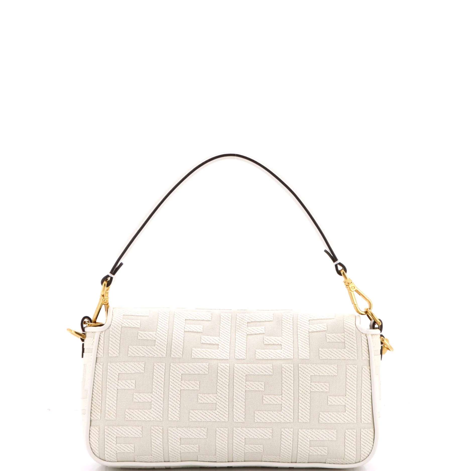 Baguette NM Bag Zucca Embroidered Canvas Medium - Image 3