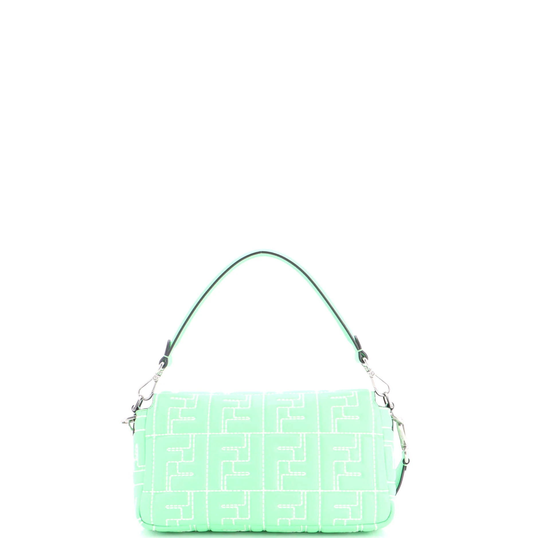 Baguette NM Bag Zucca Stitched Embossed Leather Medium - Image 3