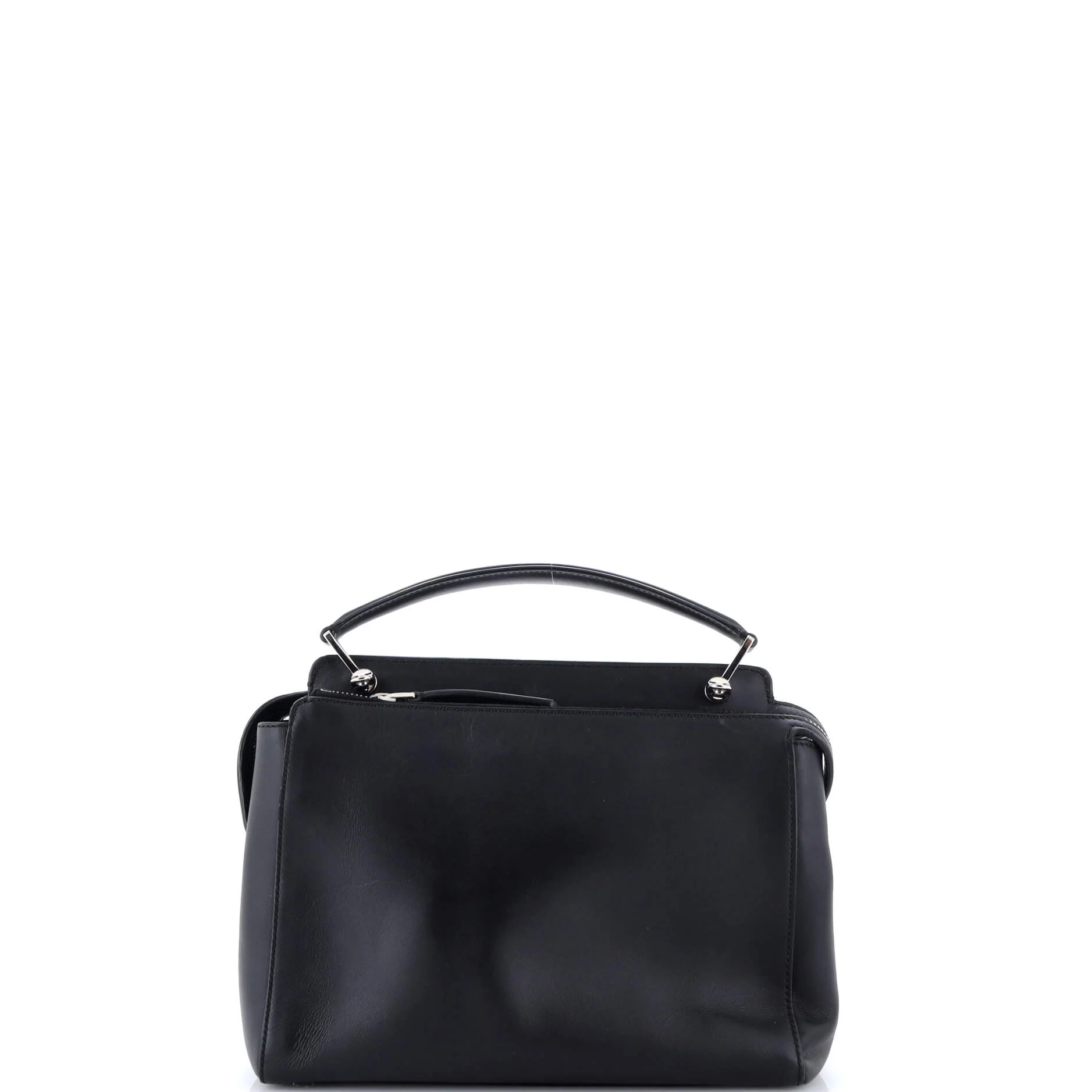 DotCom Convertible Satchel Whipstitch Leather Medium - Image 3