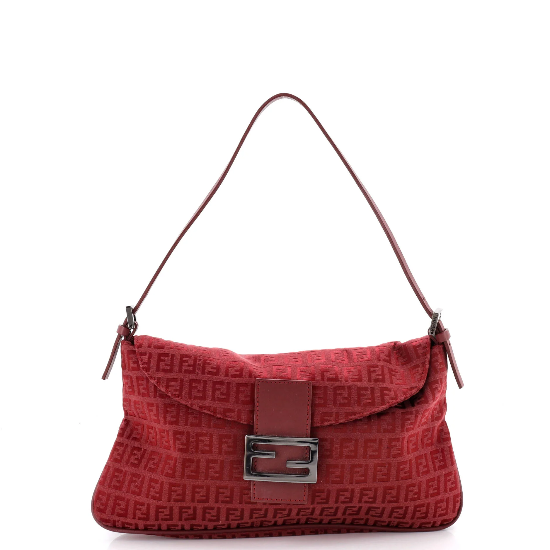 Vintage Flap Shoulder Bag Zucchino Canvas Large