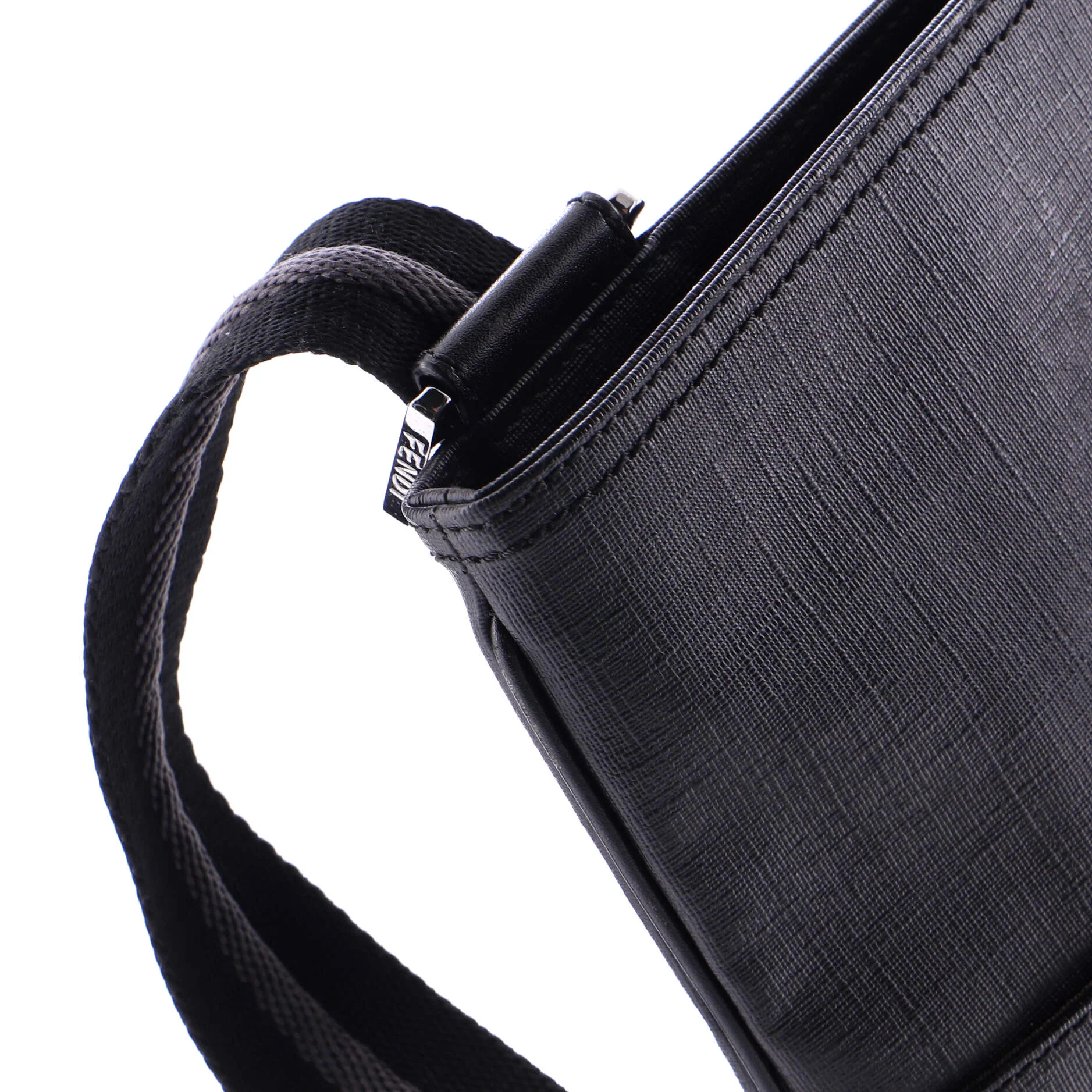 Front Pocket Messenger Bag Zucca Coated Canvas Medium - Image 7