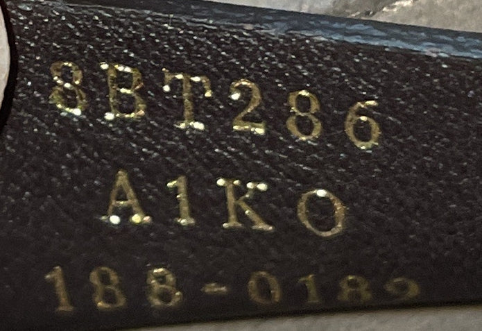 Kan I F Shoulder Bag Leather and Python Small - Image 8