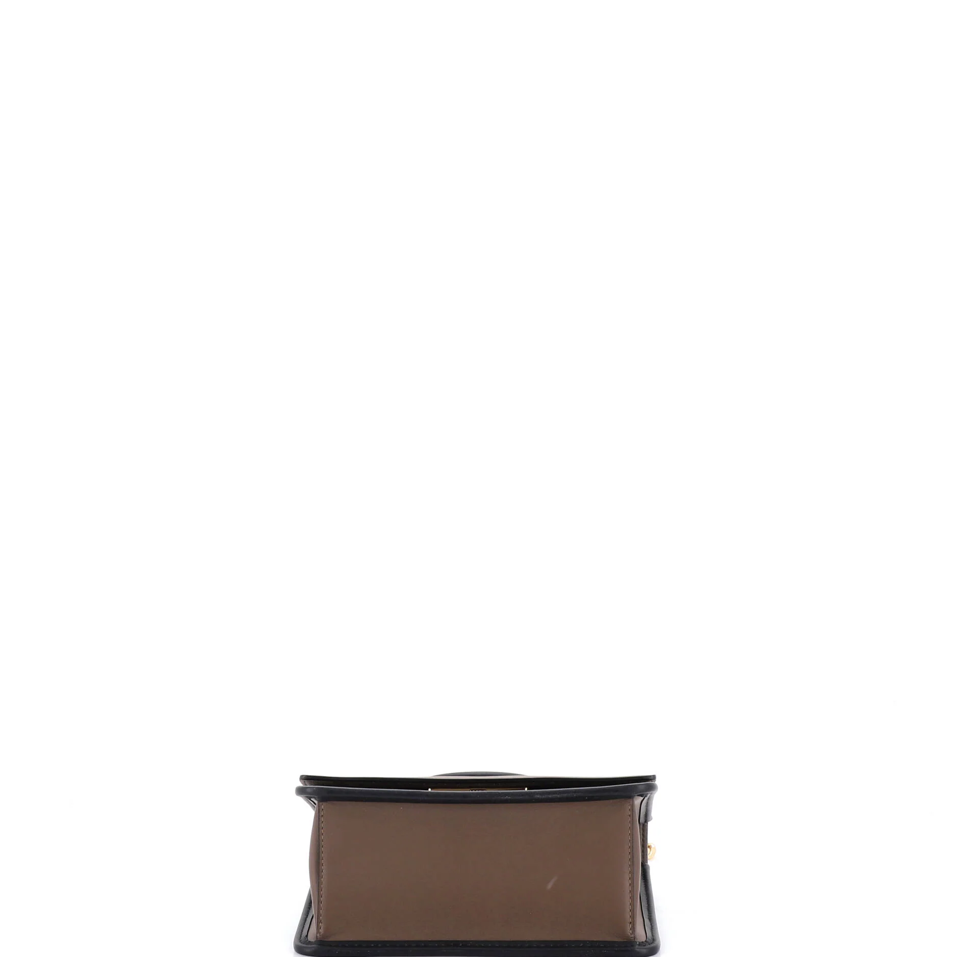 Kan I F Shoulder Bag Leather with Zucca Embossed Detail Small - Image 4