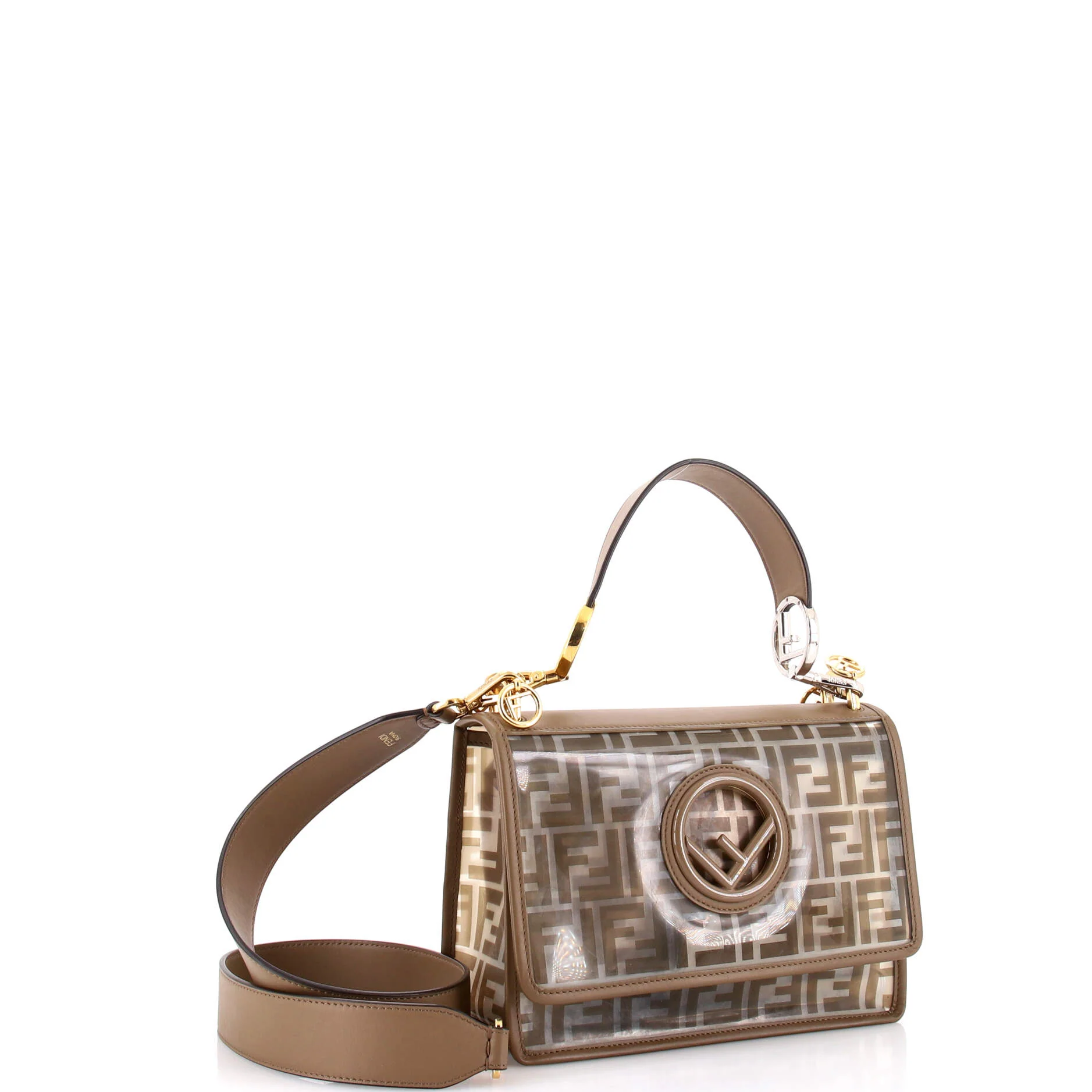 Kan I F Shoulder Bag Zucca PU Medium - Image 2