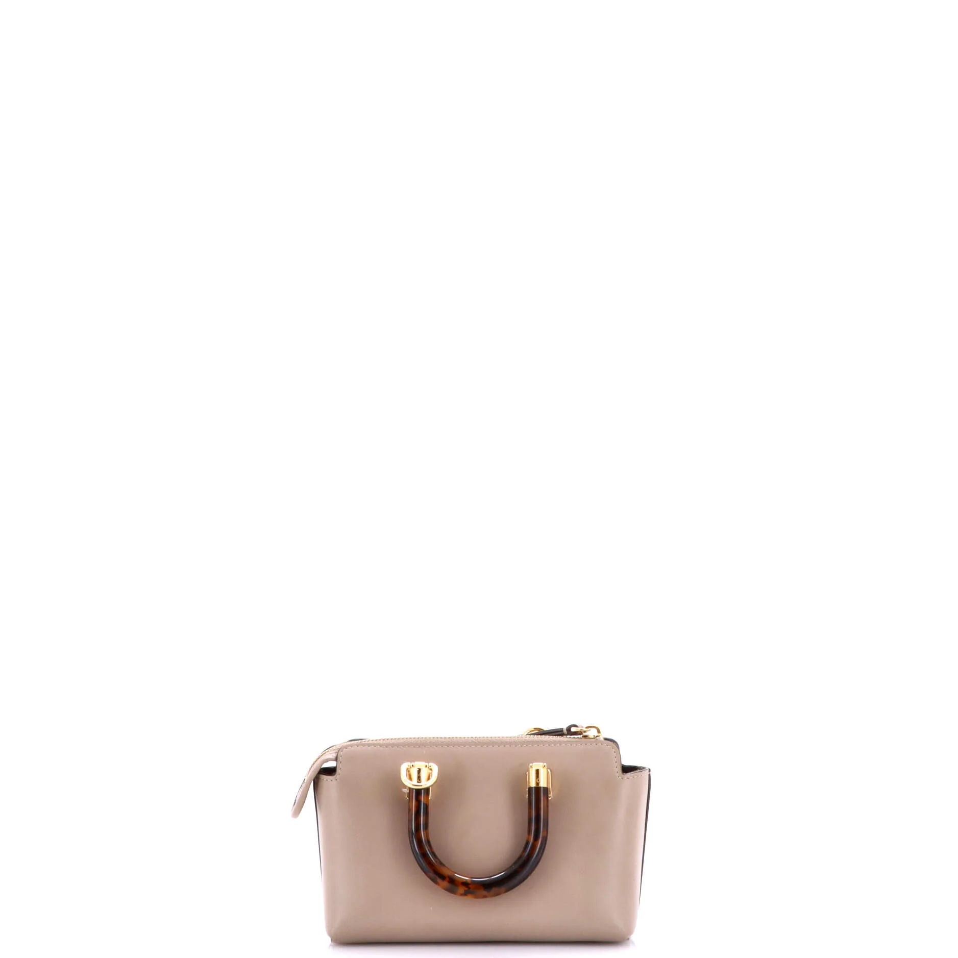 Logo By The Way Top Handle Bag Embossed Leather Mini - Image 3