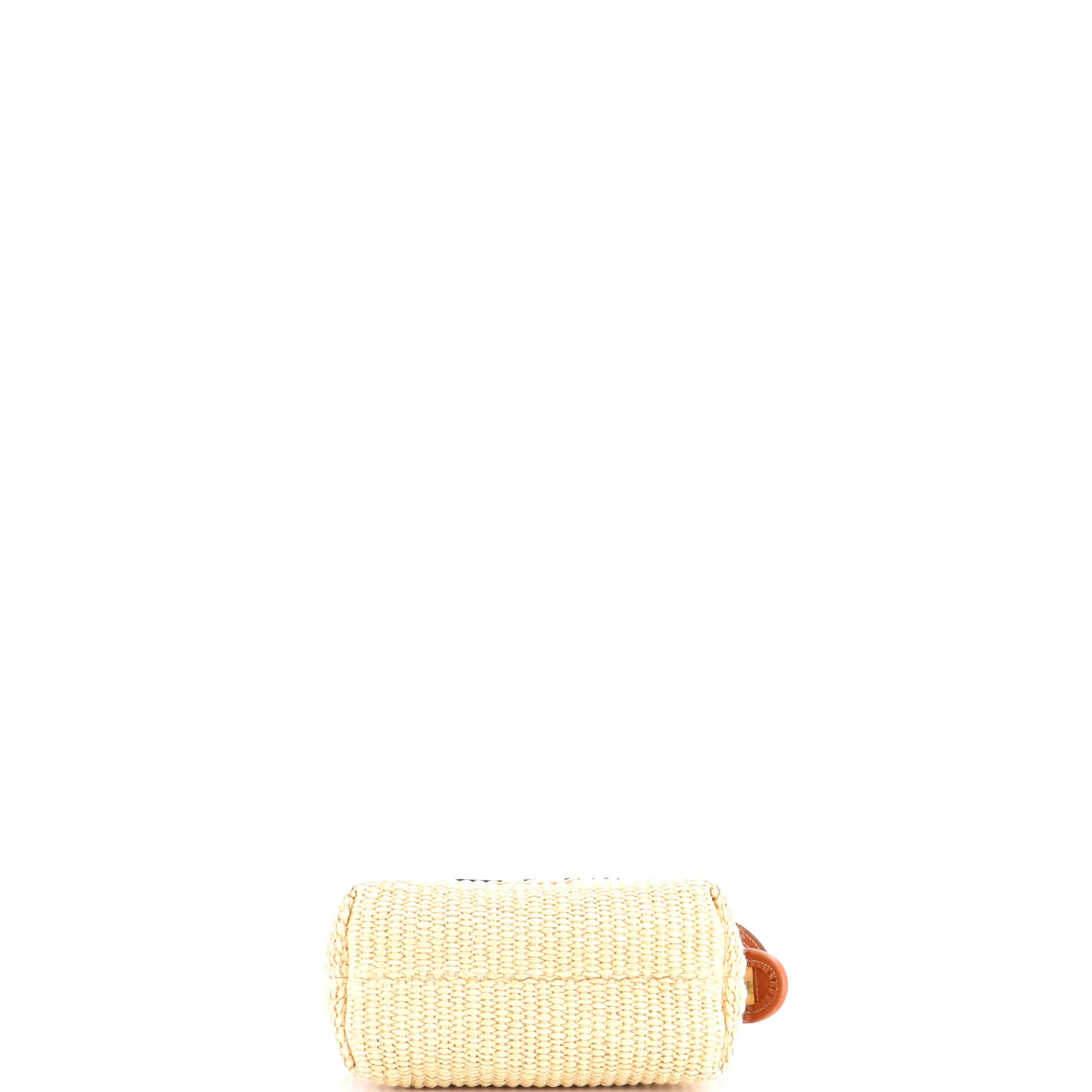 Logo By The Way Top Handle Bag Raffia Mini - Image 4