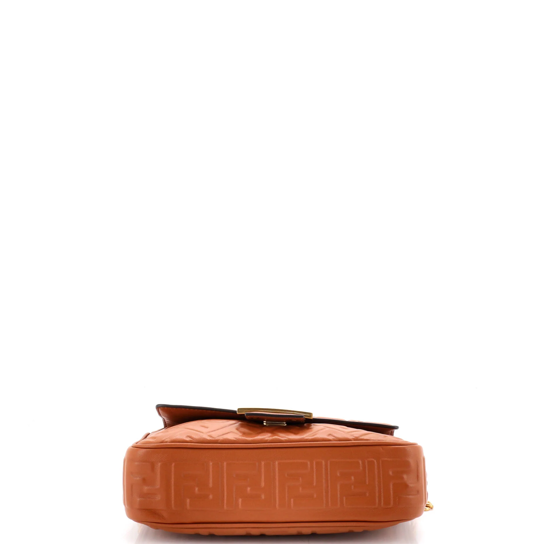 Midi Baguette Chain Bag Zucca Embossed Leather Medium - Image 4