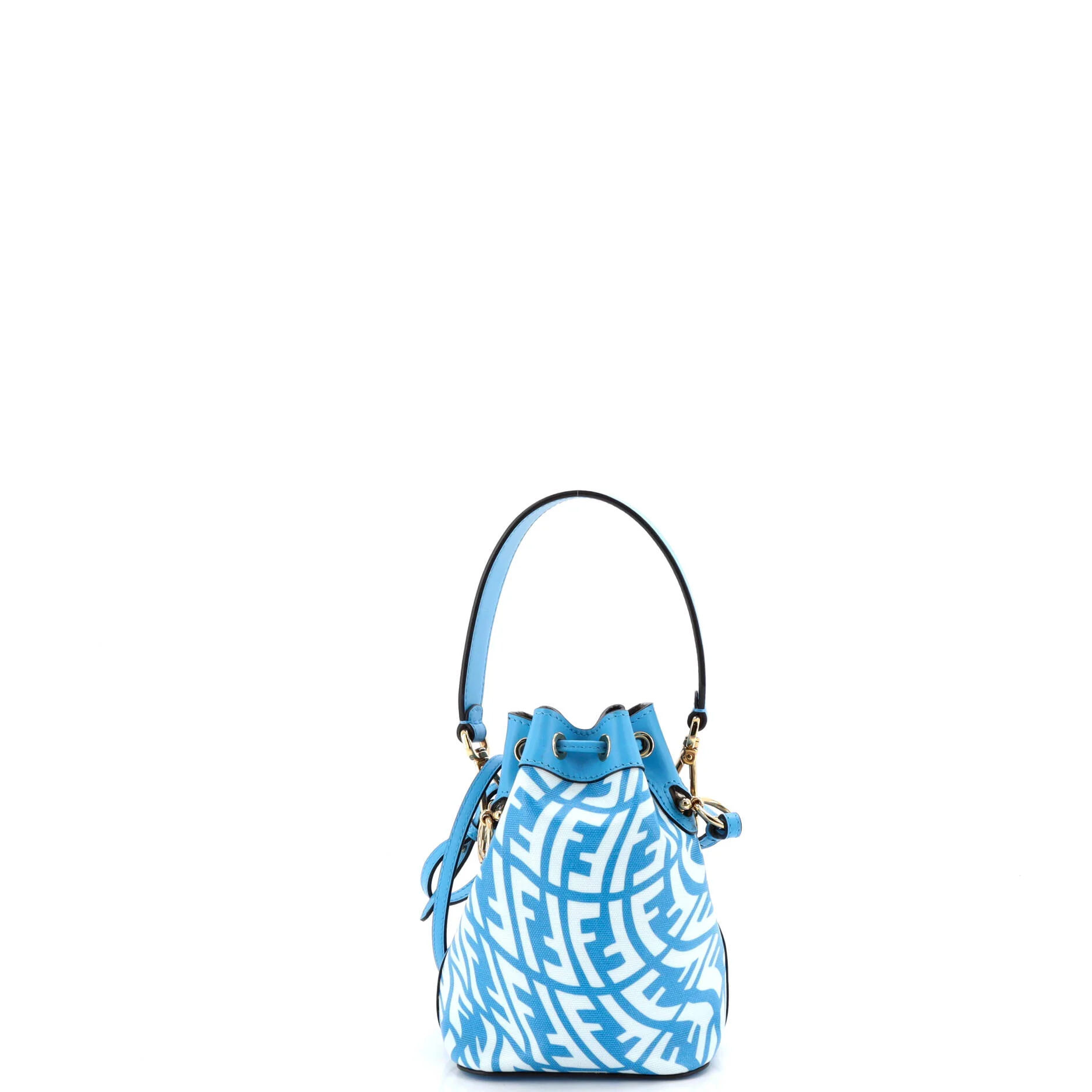 Mon Tresor Bucket Bag Vertigo Zucca Coated Canvas Mini - Image 3