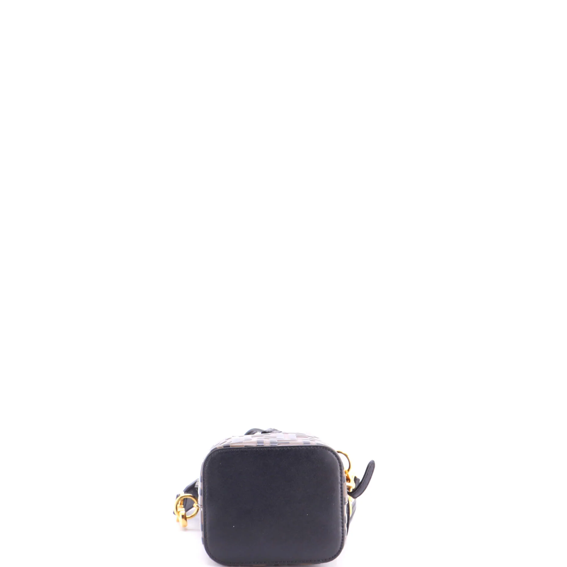 Mon Tresor Bucket Bag Zucca Embossed Leather Mini - Image 4