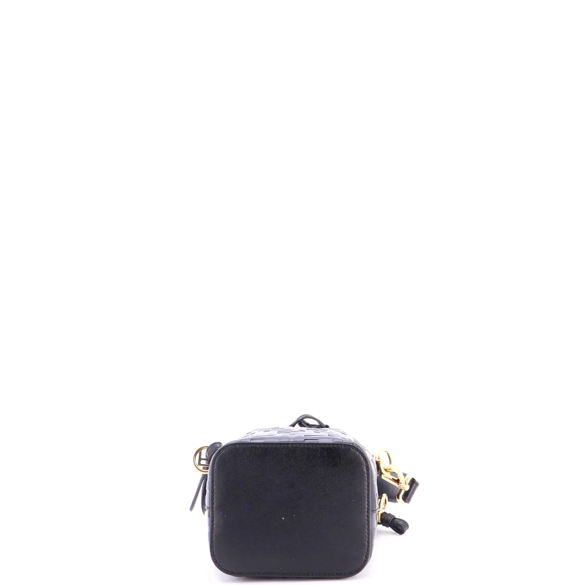 Mon Tresor Bucket Bag Zucca Embossed Leather Mini - Image 4