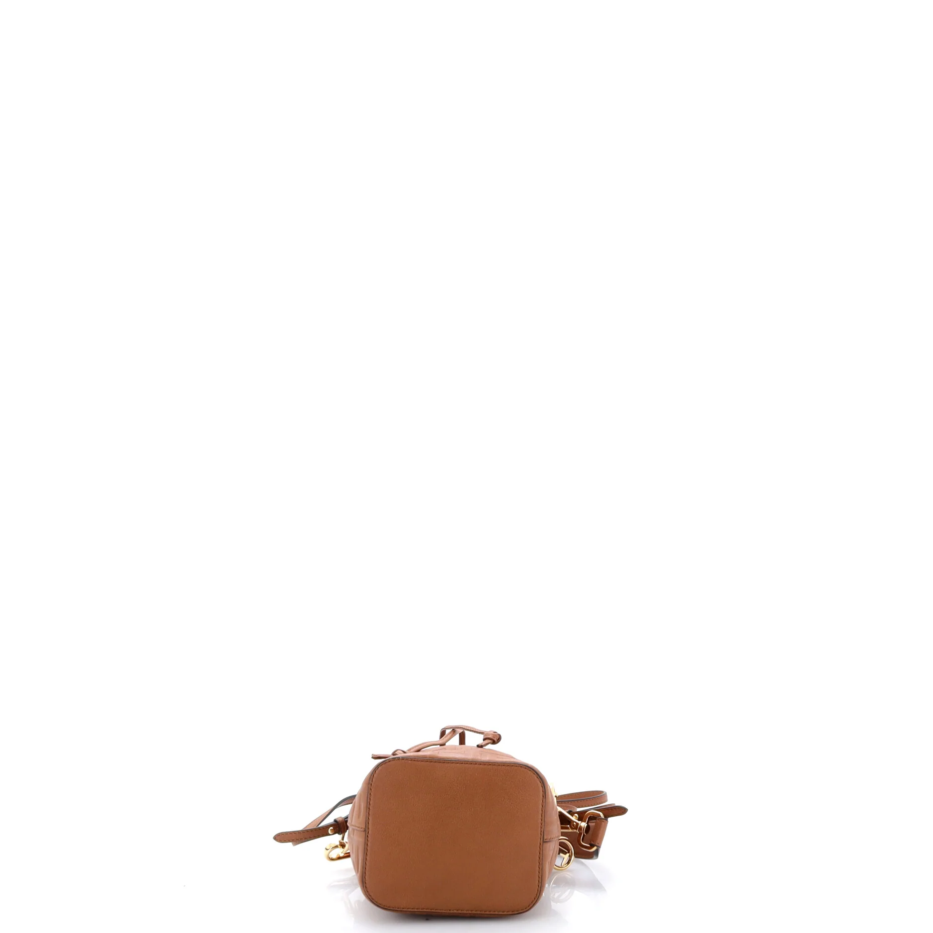 Mon Tresor Bucket Bag Zucca Embossed Leather Mini - Image 4