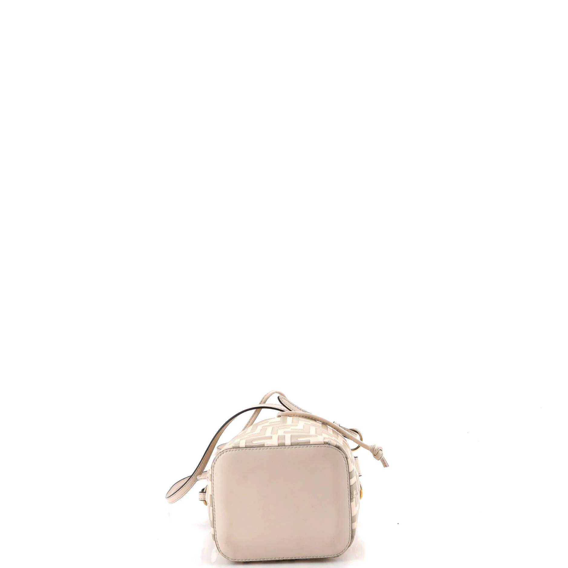 Mon Tresor Bucket Bag Zucca Embossed Leather Mini - Image 4