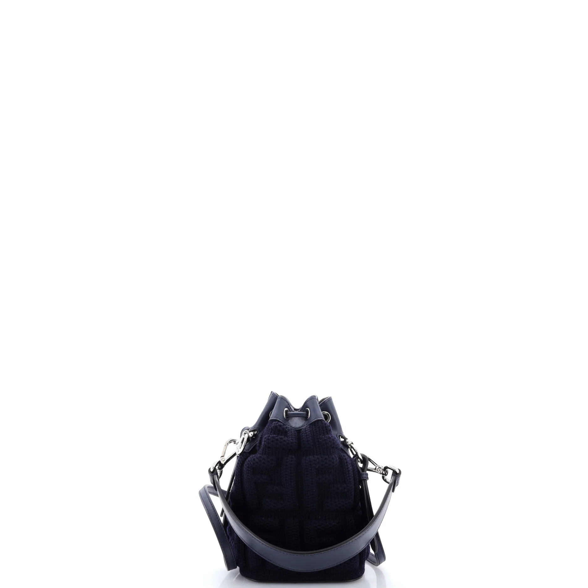 Mon Tresor Bucket Bag Zucca Knit with Leather Mini - Image 3