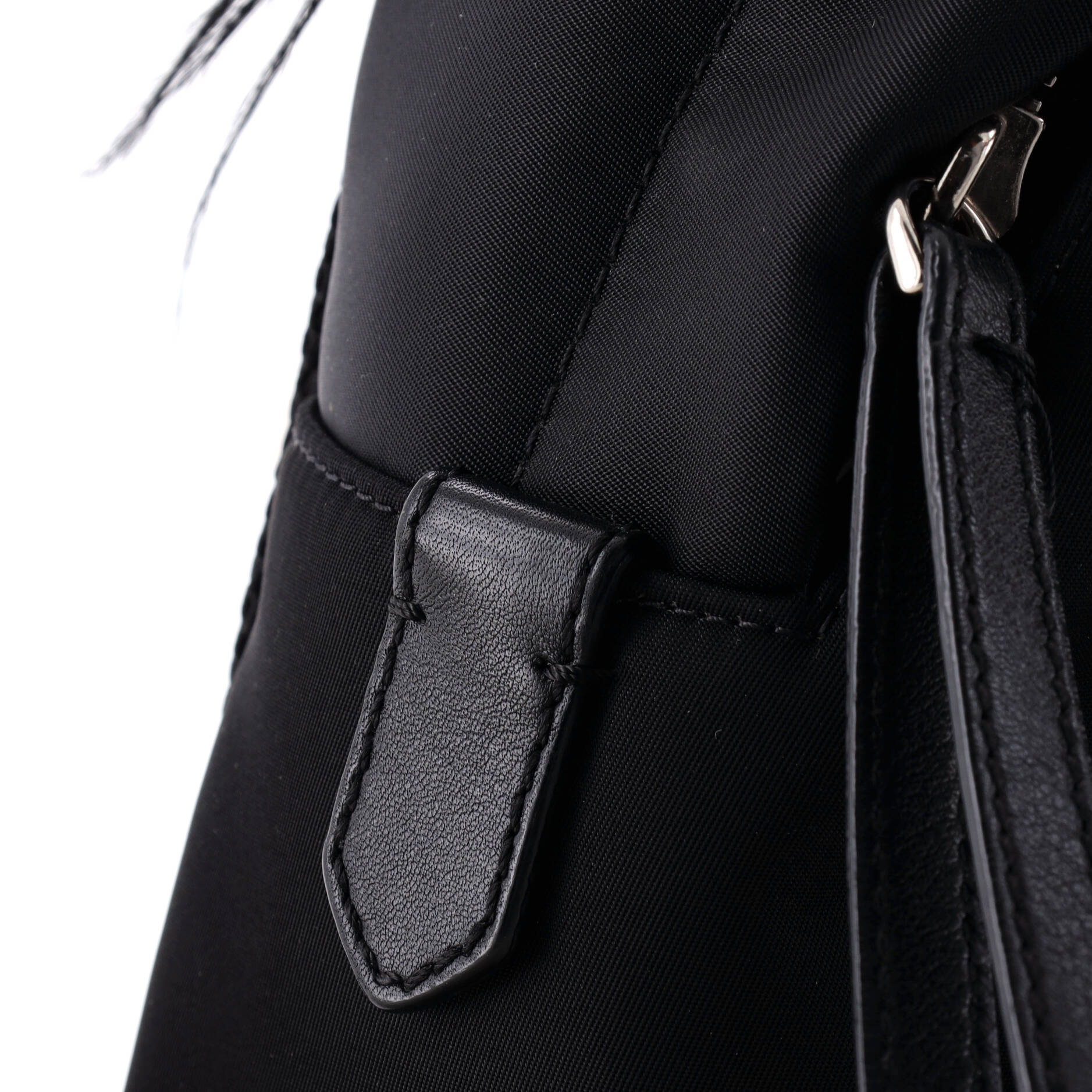 Monster Backpack Nylon with Leather and Fur Mini - Image 6