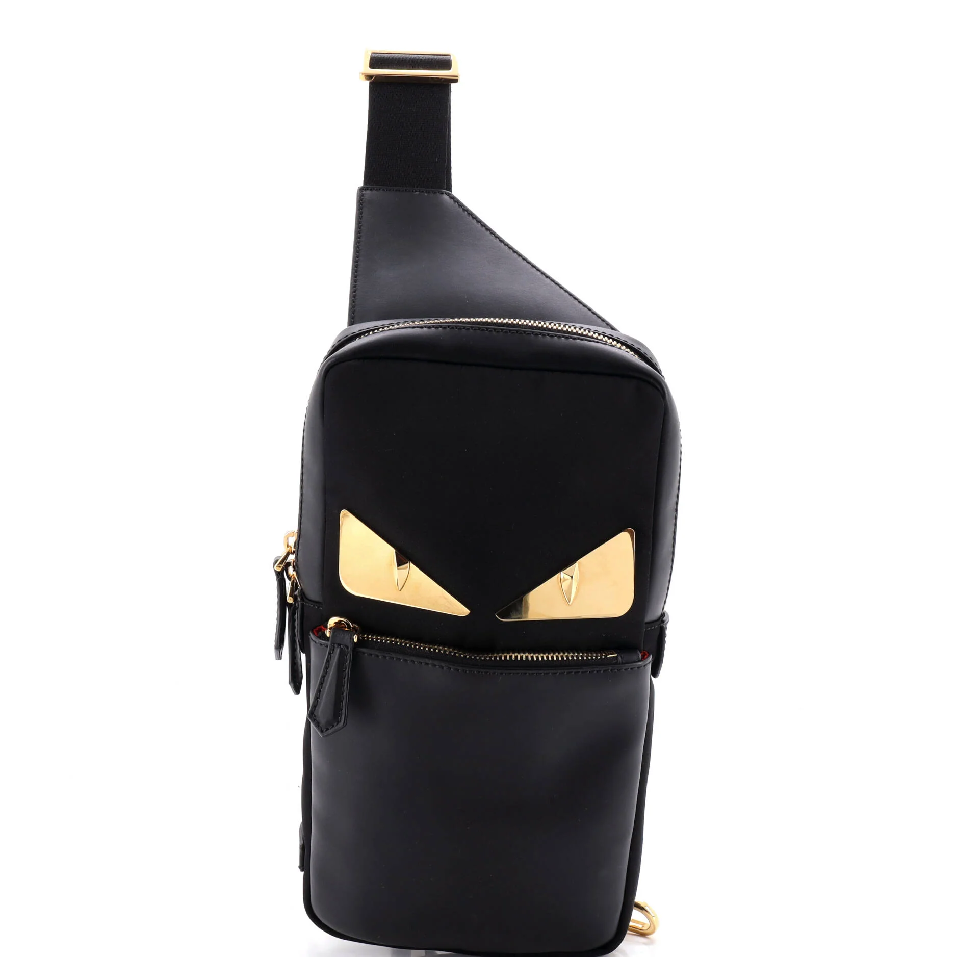 Monster Sling Bag Nylon and Leather Medium