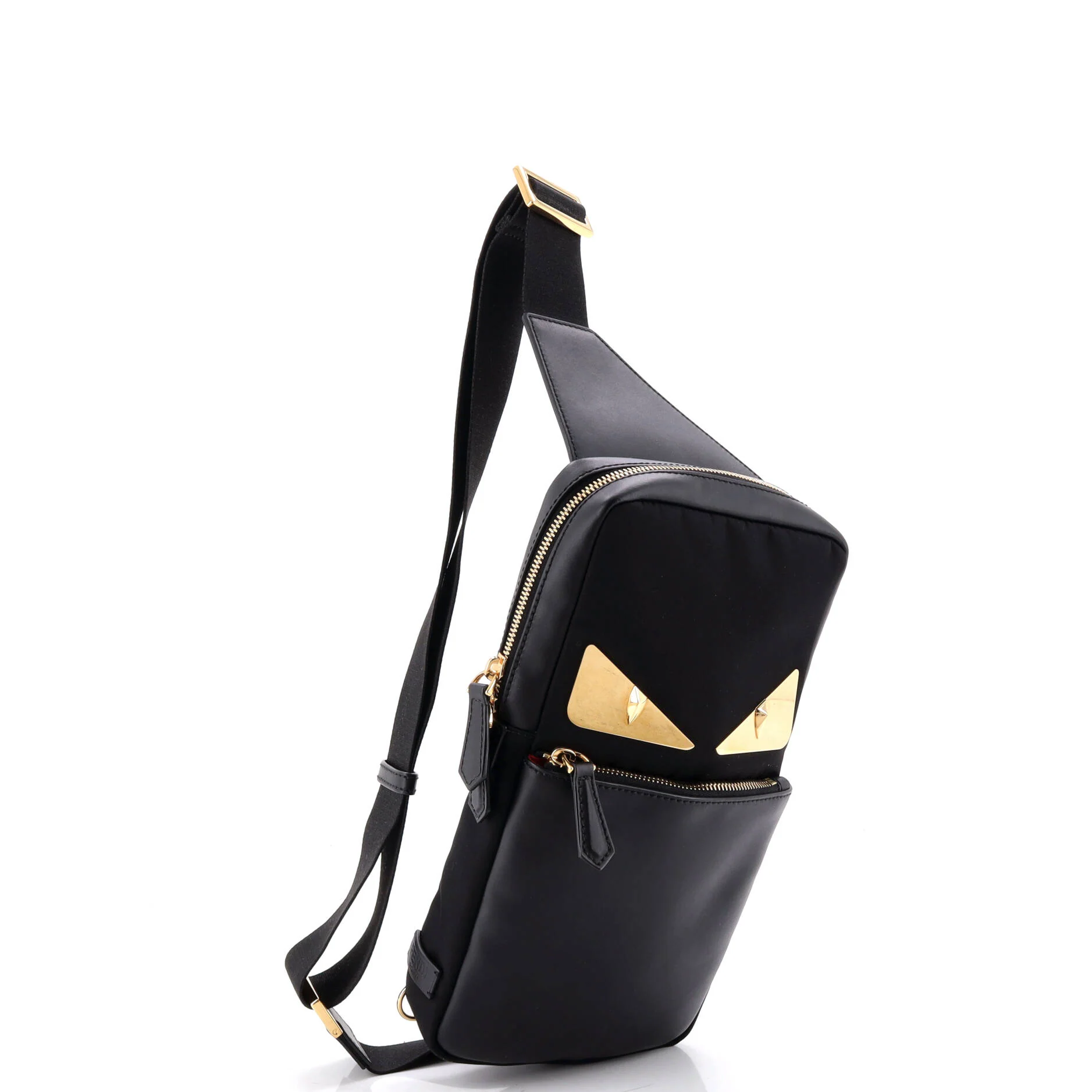 Monster Sling Bag Nylon and Leather Medium - Image 2