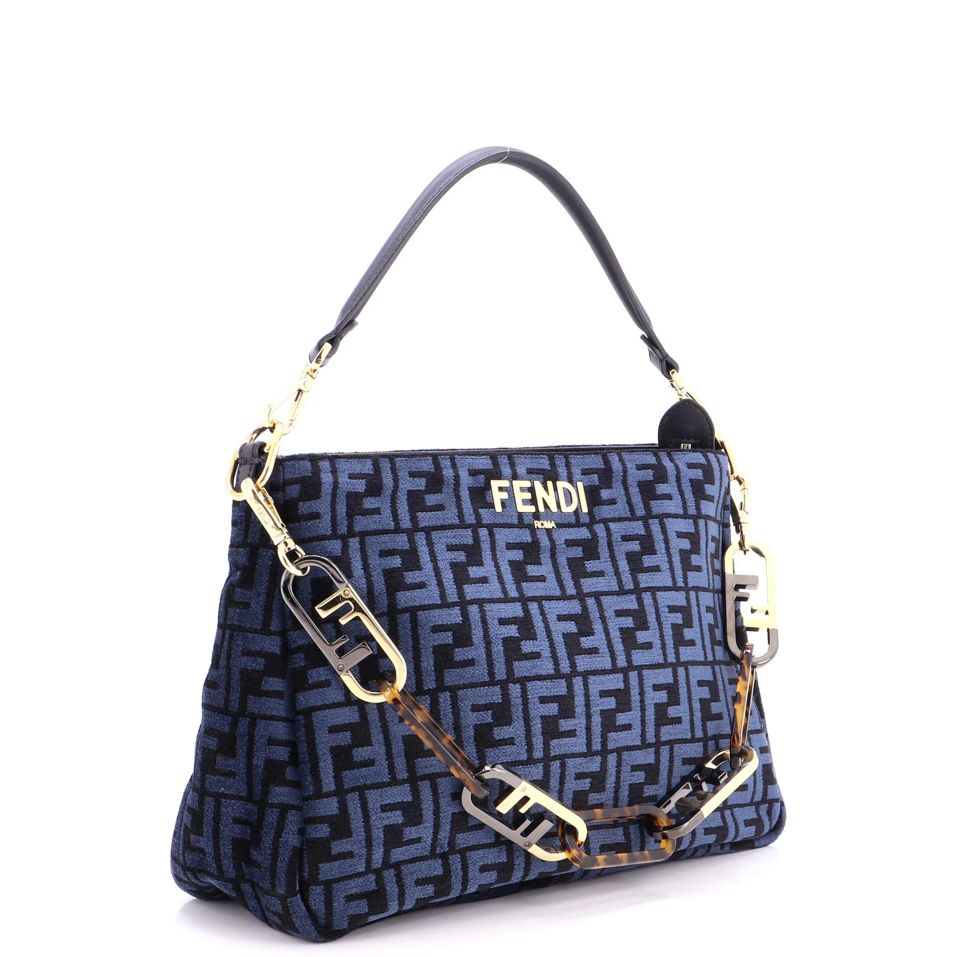 O'Lock Zip Shoulder Bag Zucca Chenille - Image 2