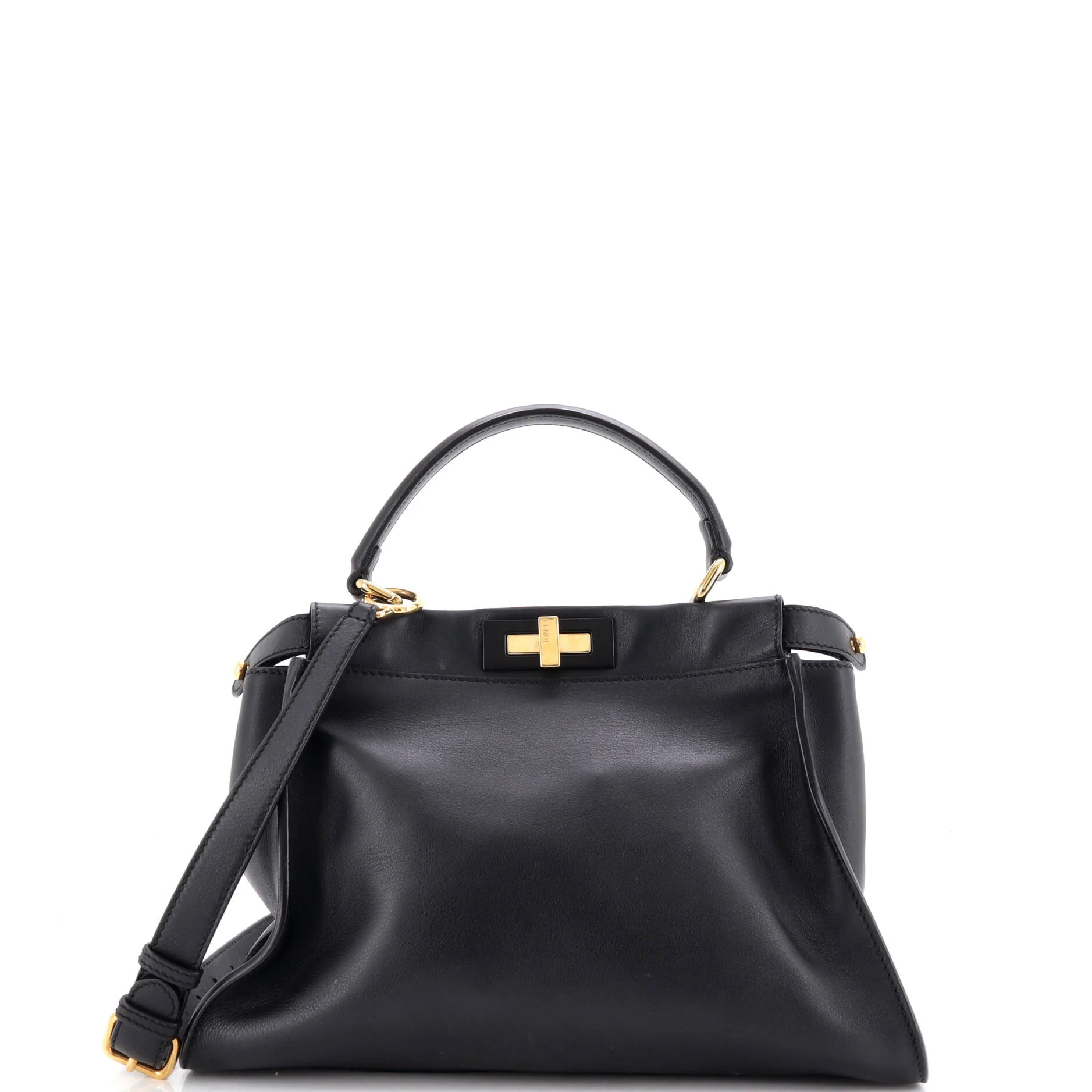 Peekaboo Bag Rigid Leather Regular