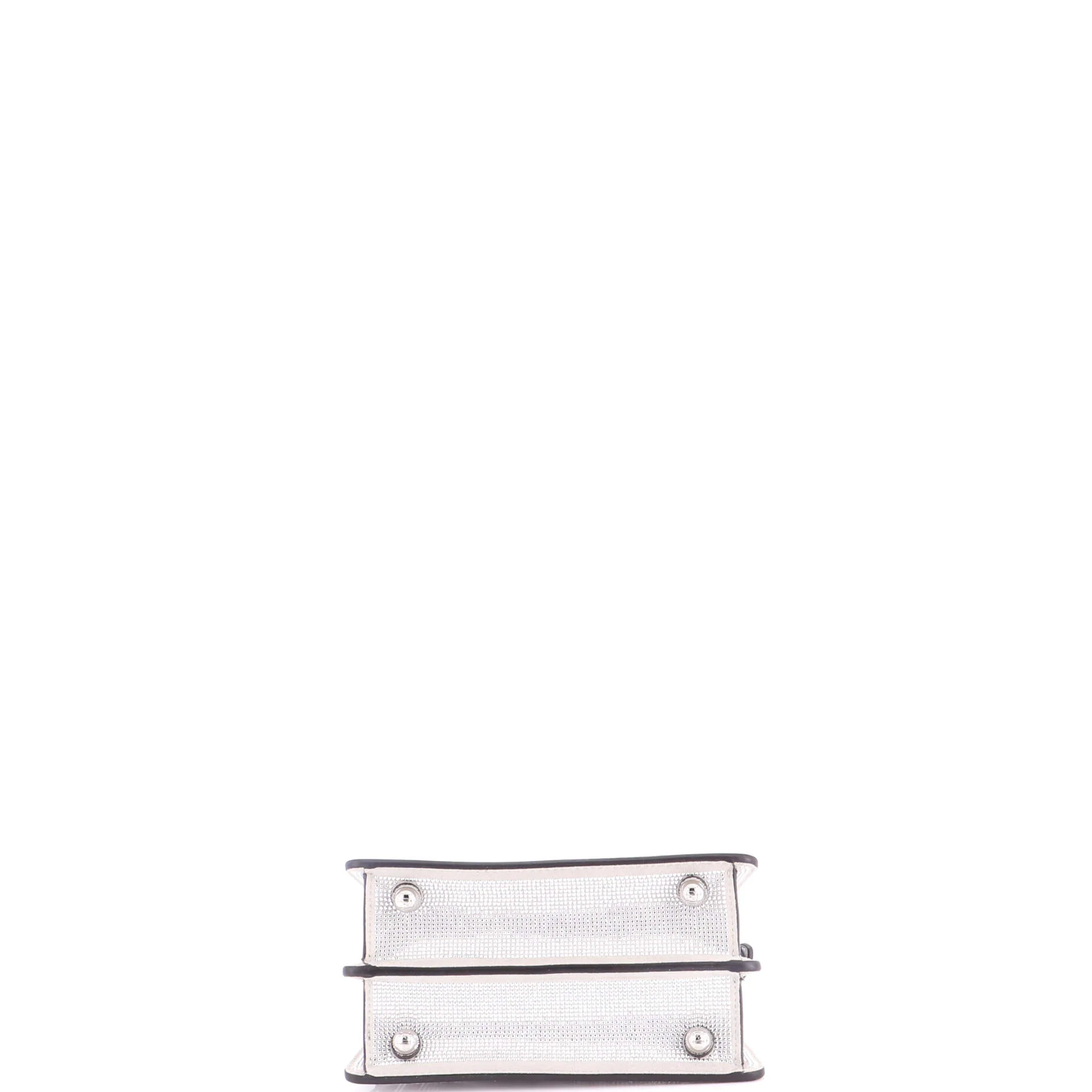 Peekaboo ISeeU Bag Zucca Crystal Embellished Suede Petite - Image 4