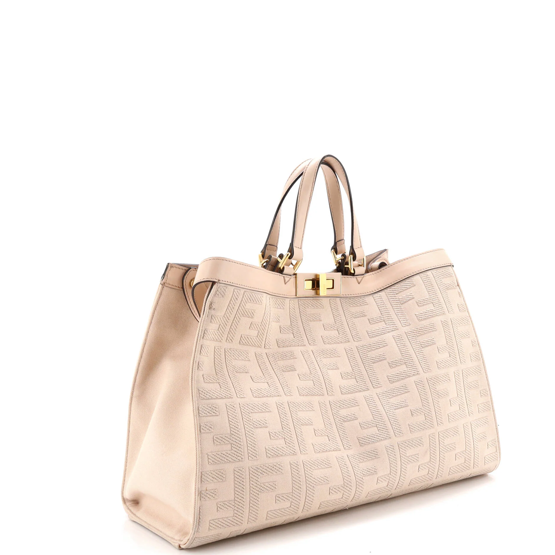 Peekaboo X-Tote Zucca Jacquard with Leather Medium - Image 2