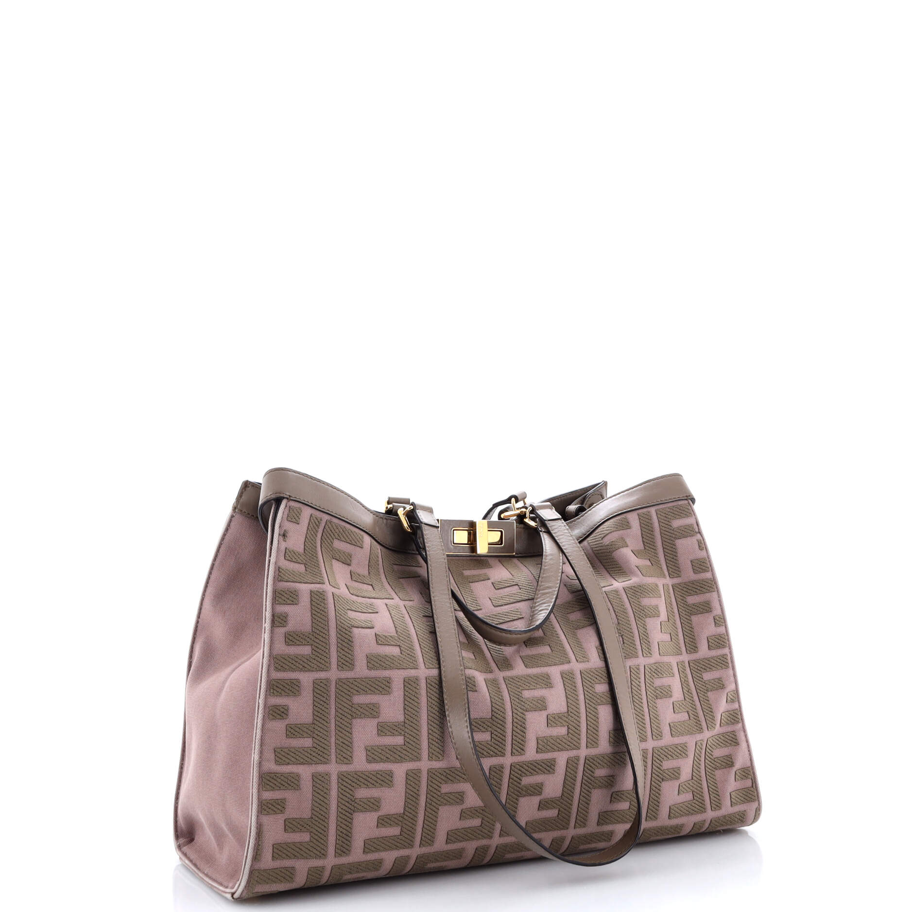 Peekaboo X-Tote Zucca Jacquard with Leather Medium - Image 2