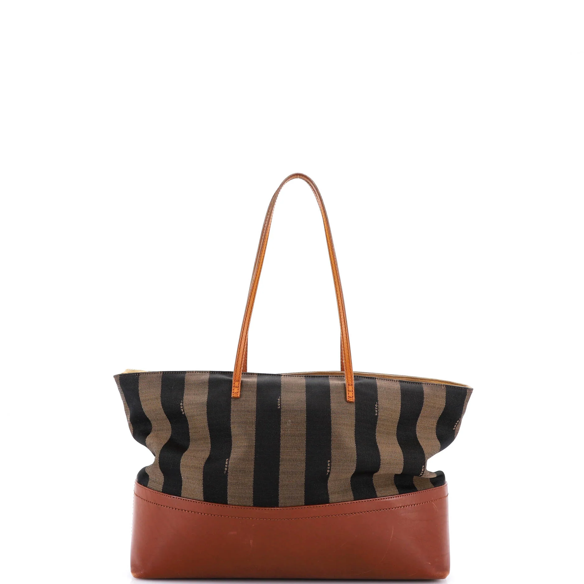 Pequin Roll Tote Canvas and Leather - Image 3