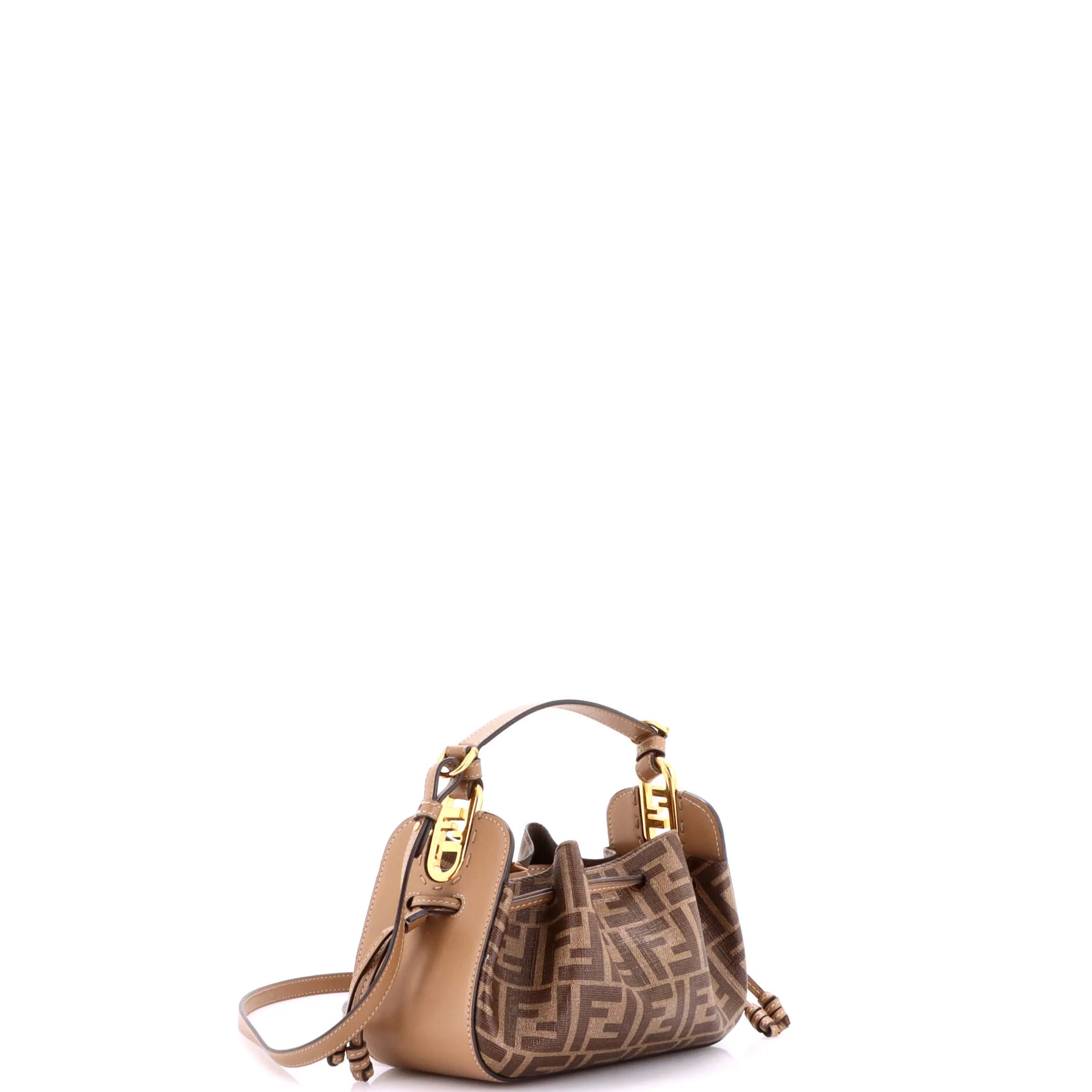 Pomodorino Bucket Bag Zucca Coated Canvas Mini - Image 2