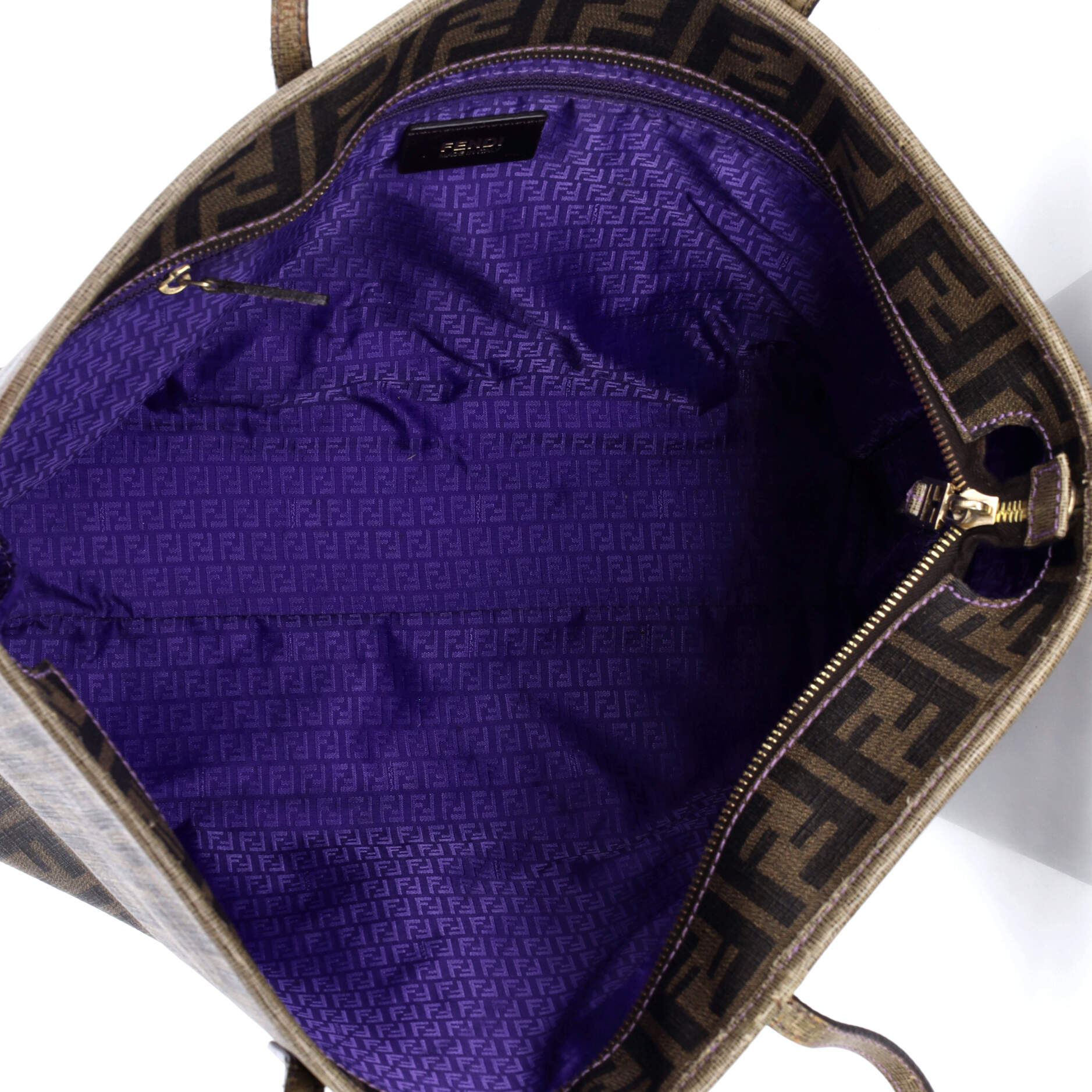 Roll Tote Zucca Coated Canvas Medium - Image 5