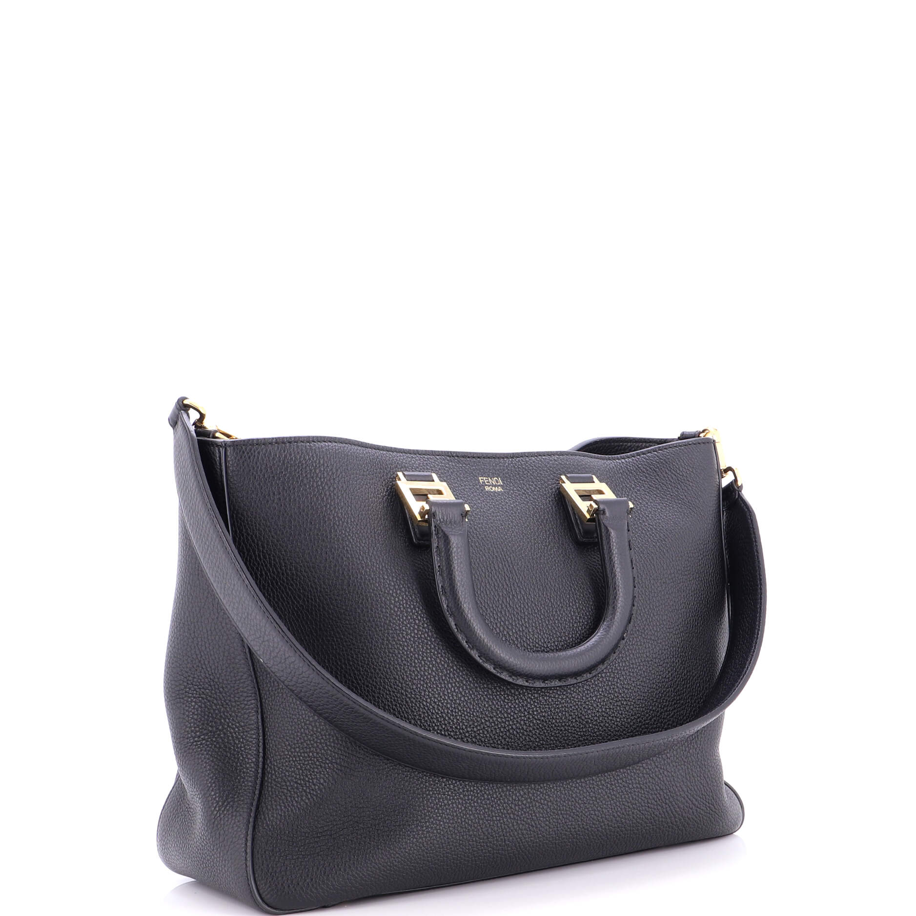 Selleria FF Handle Tote Leather Medium - Image 2
