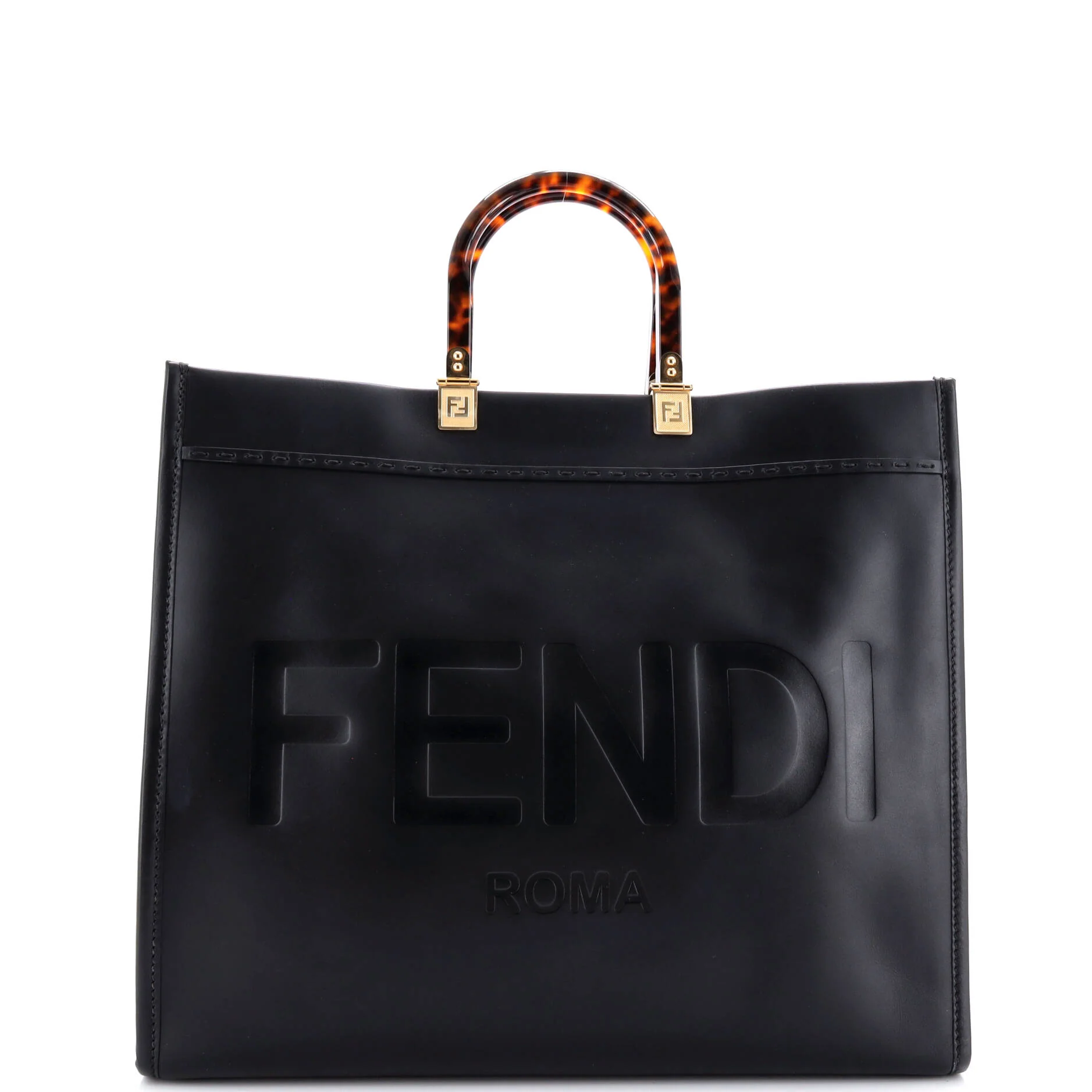 Sunshine Shopper Tote Leather Large