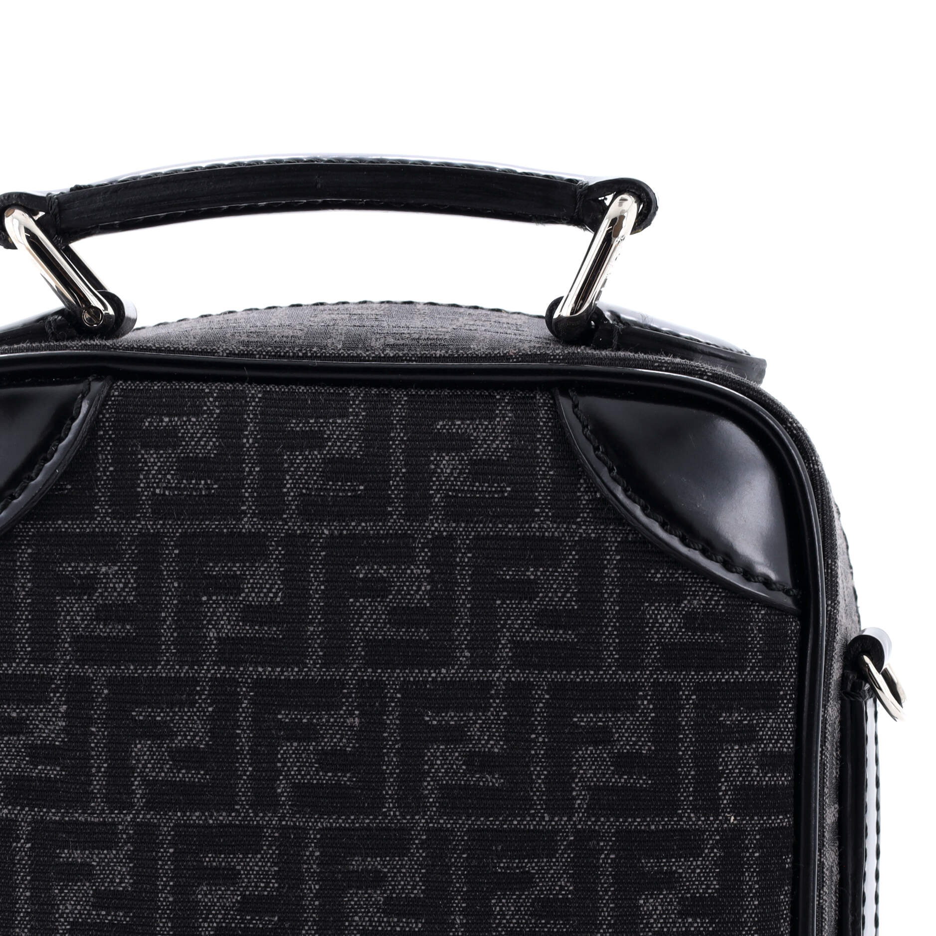 Trolley Crossbody Bag Recycled Fabric Jacquard Mini - Image 6