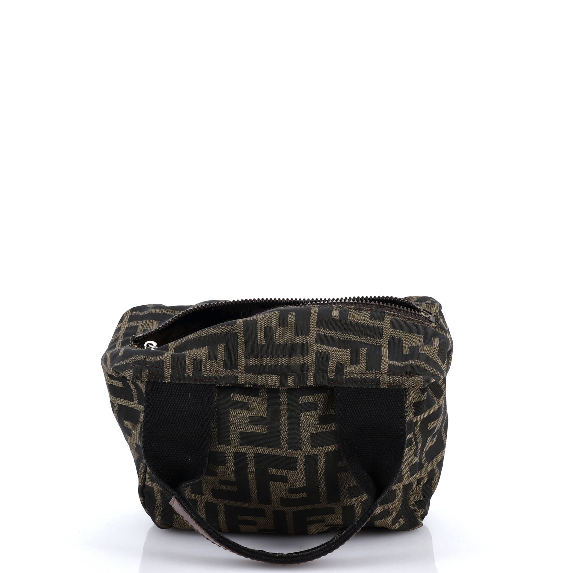 Vintage 1925 Cosmetic Tote Zucca Canvas Mini - Image 3