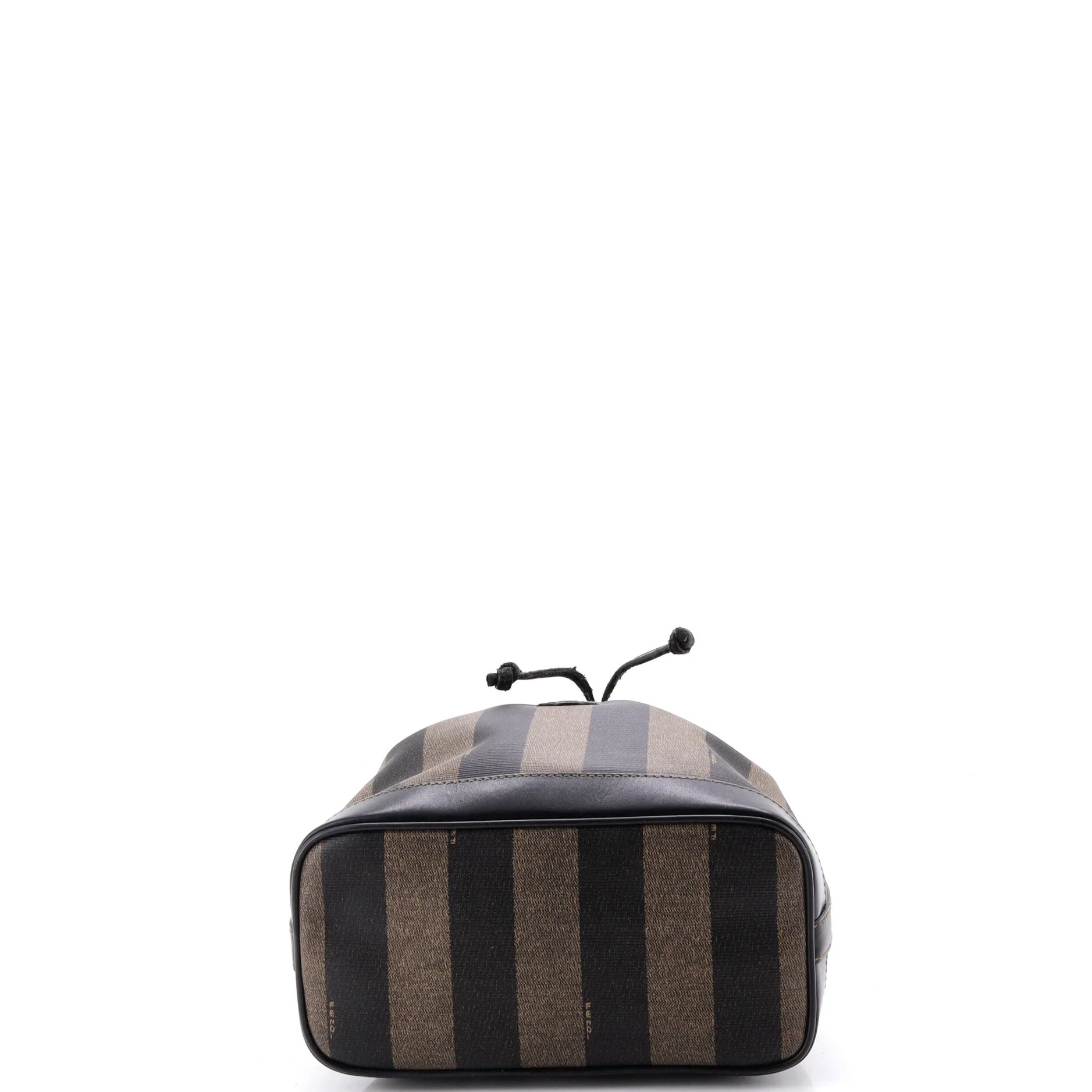 Vintage Pequin Bucket Bag Coated Canvas Large - Image 5