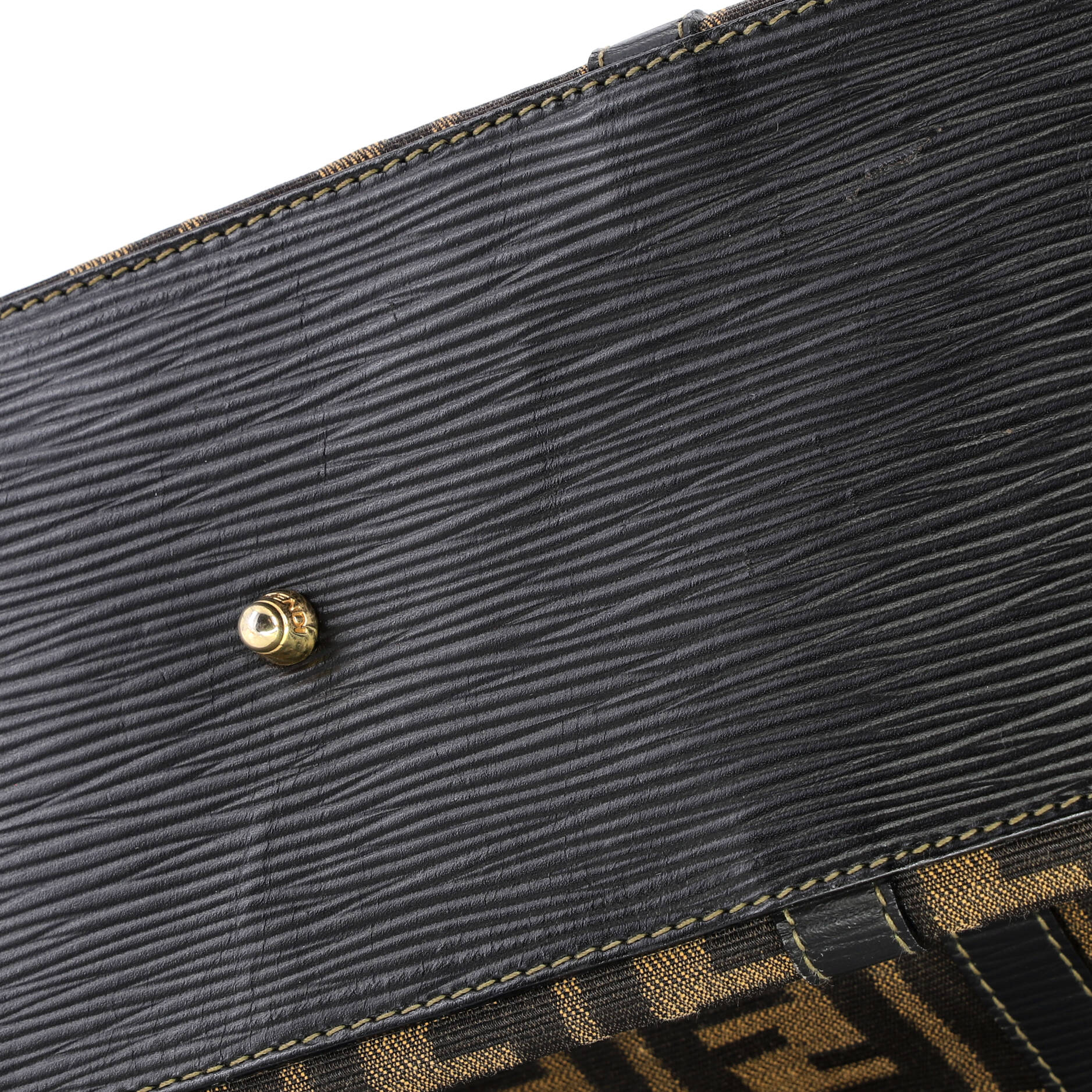 Vintage Zip Travel Tote Zucca Canvas Large - Image 7