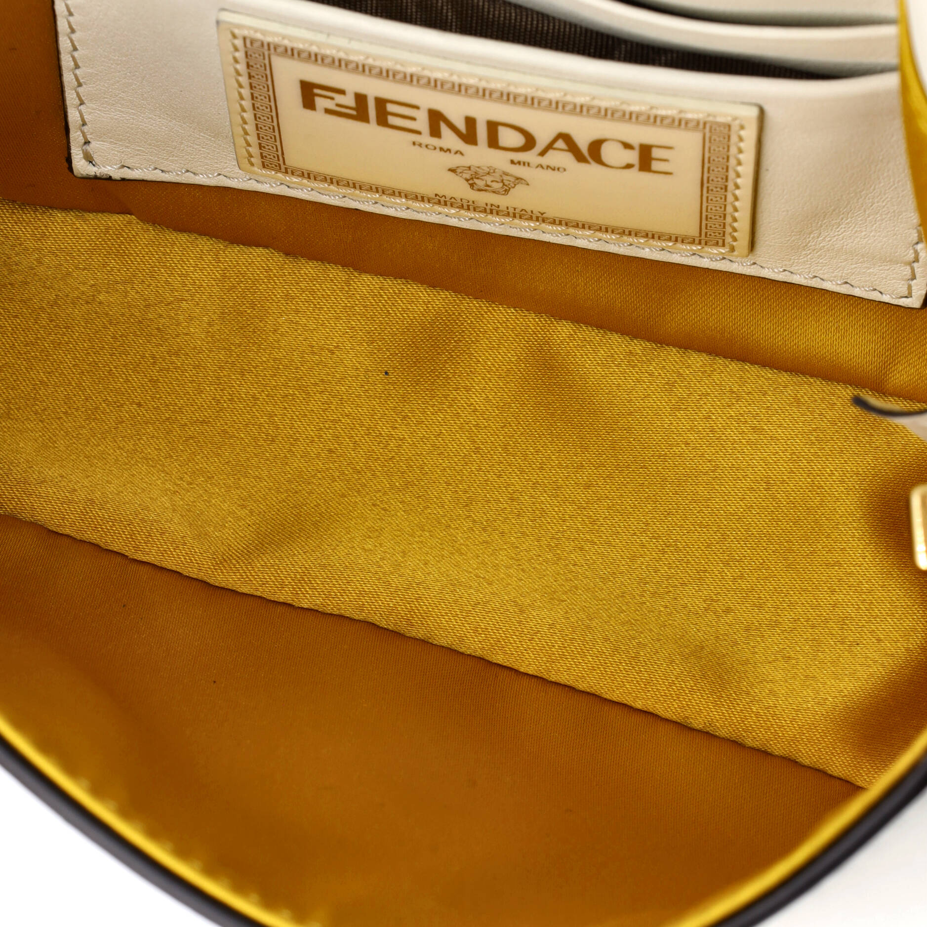 x Versace Fendace Brooch Baguette NM Bag Leather Mini - Image 5