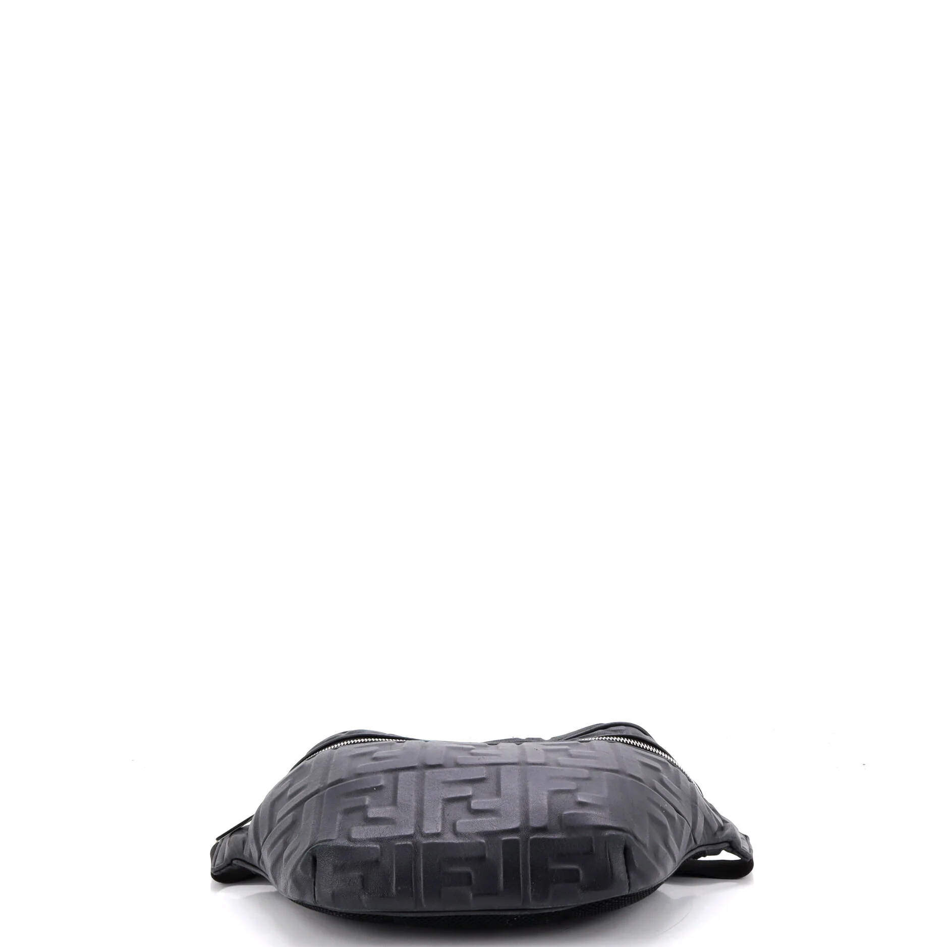 Zip Waist Bag Zucca Embossed Leather - Image 4