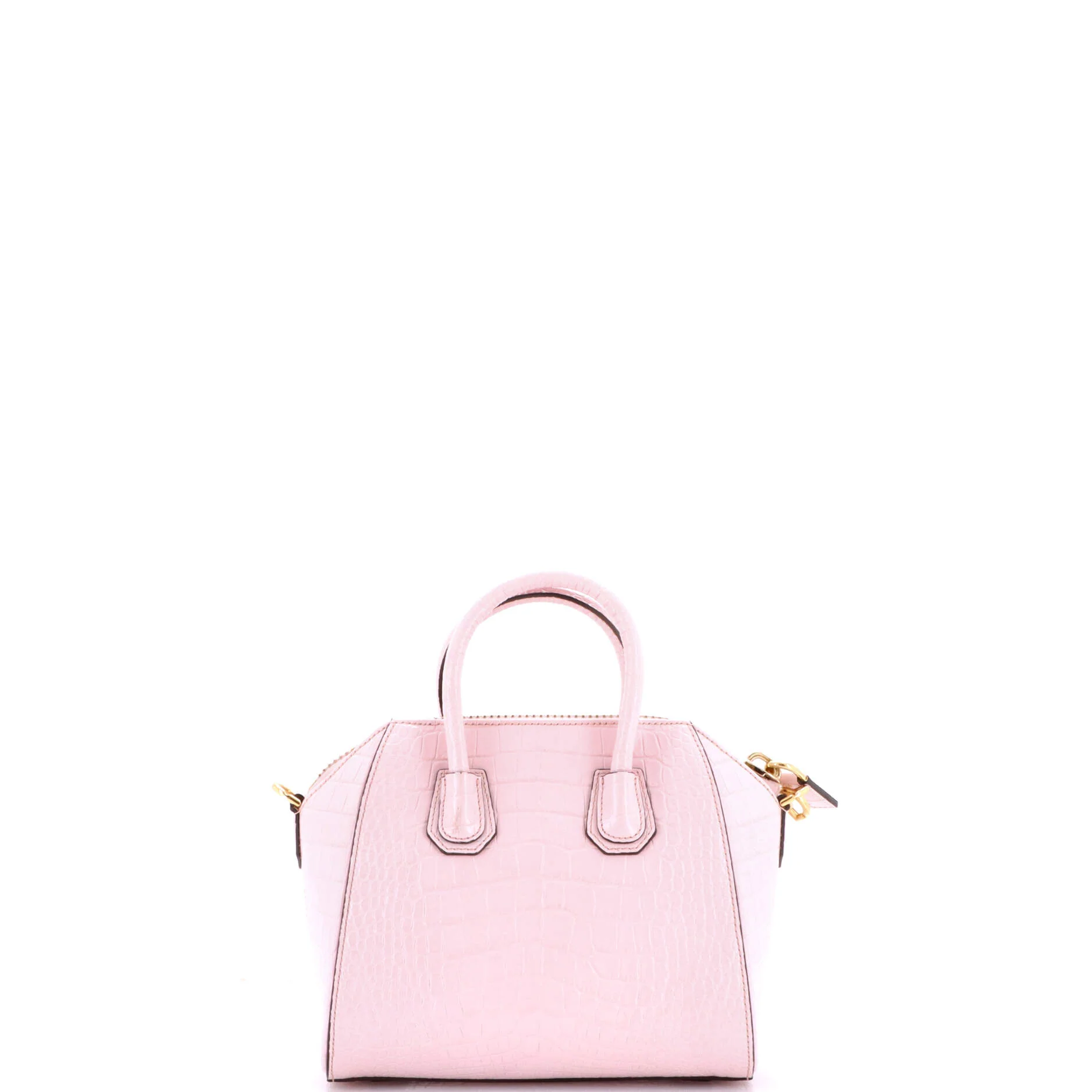 Antigona Bag Crocodile Embossed Leather Mini - Image 3