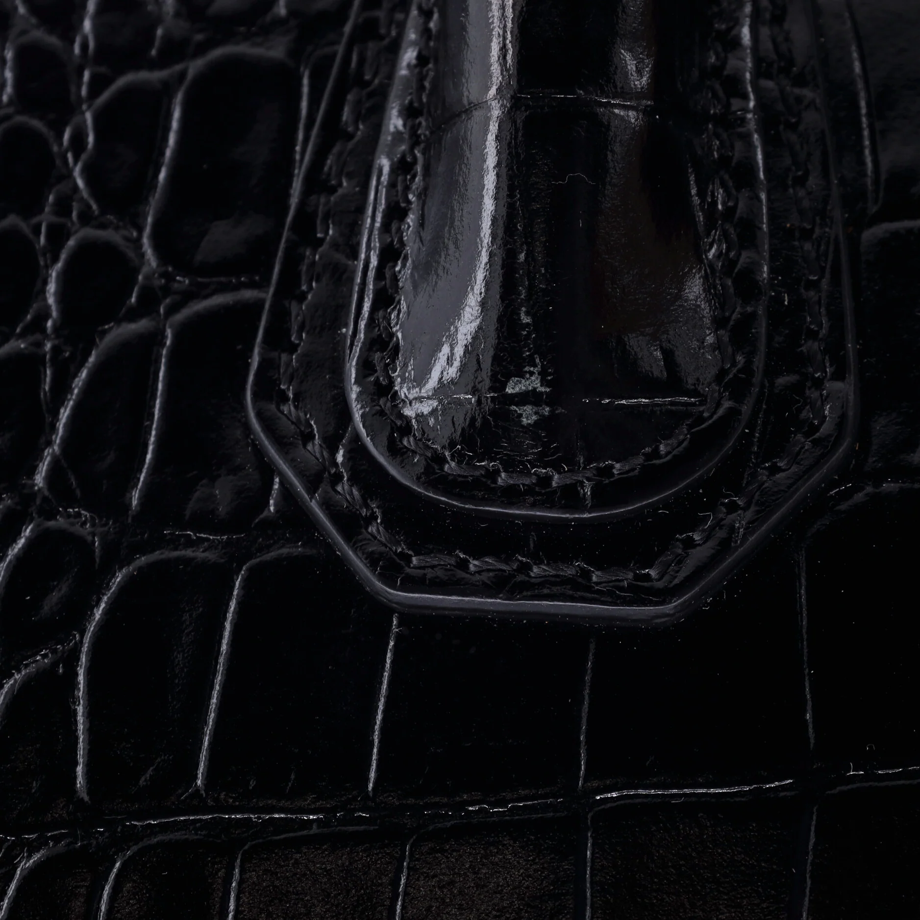 Antigona Bag Crocodile Embossed Leather Mini - Image 6