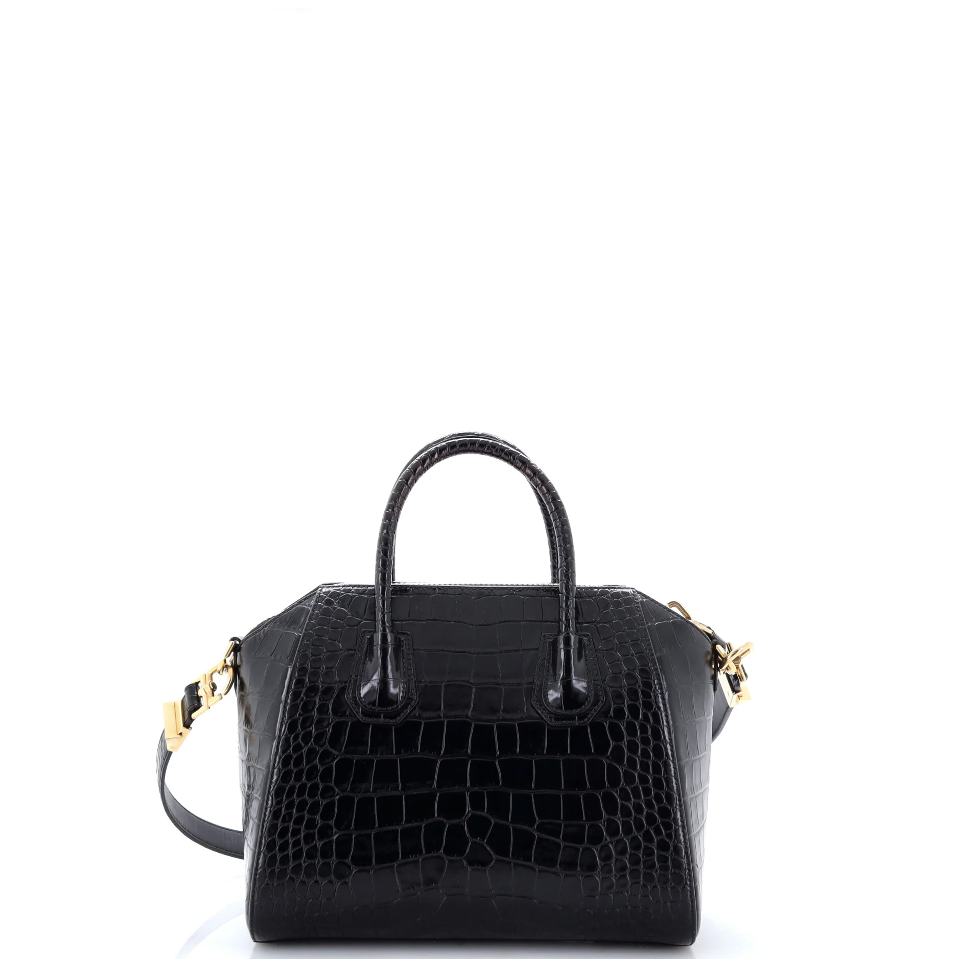 Antigona Bag Crocodile Embossed Leather Small - Image 3