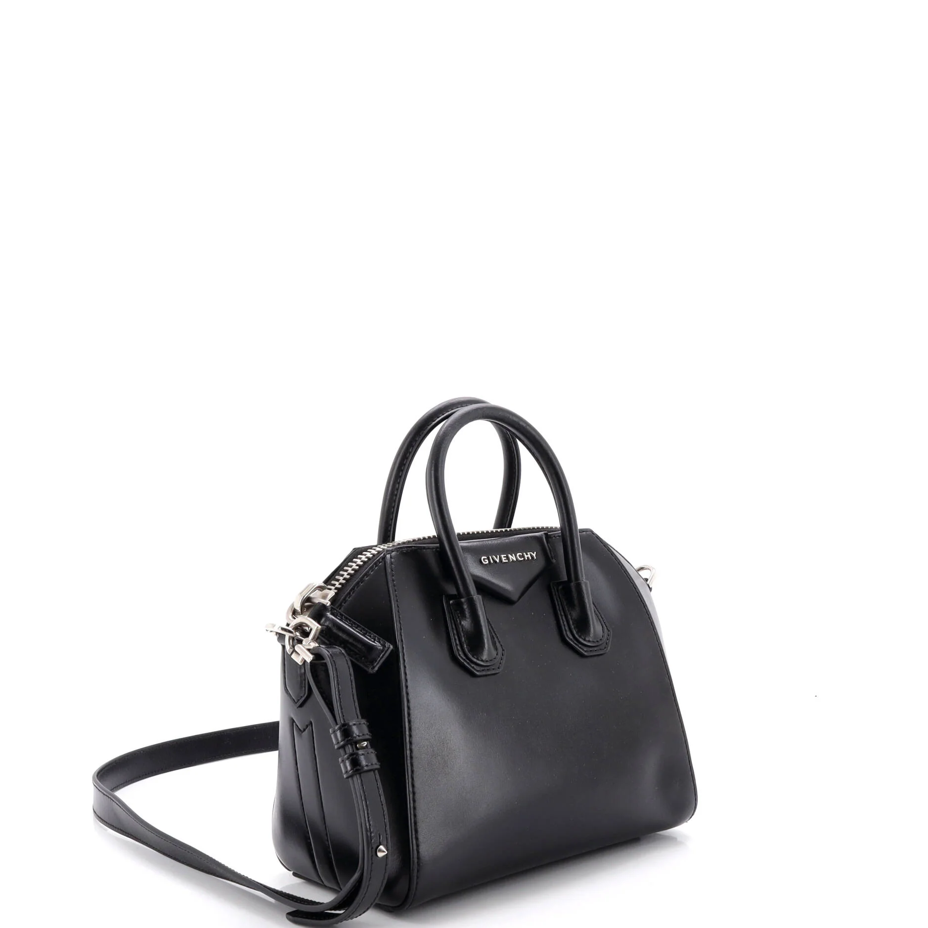 Antigona Bag Glazed Leather Mini - Image 2